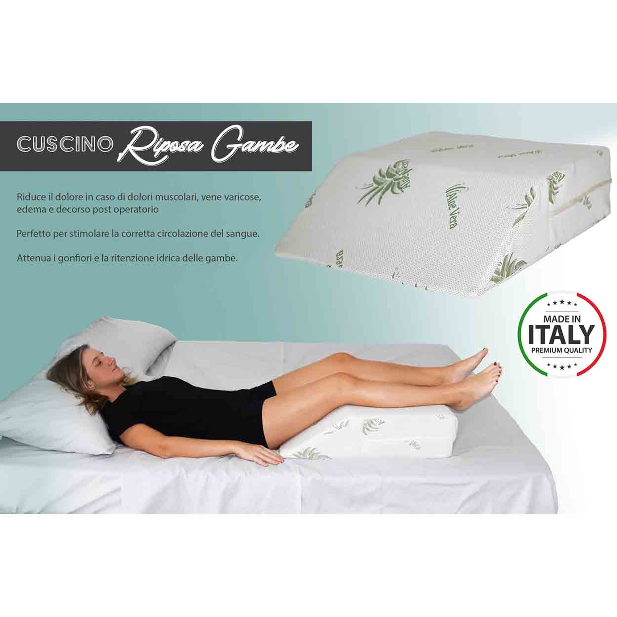 Oreiller posture Aloe 61X50X17, blanc DATEX vista3