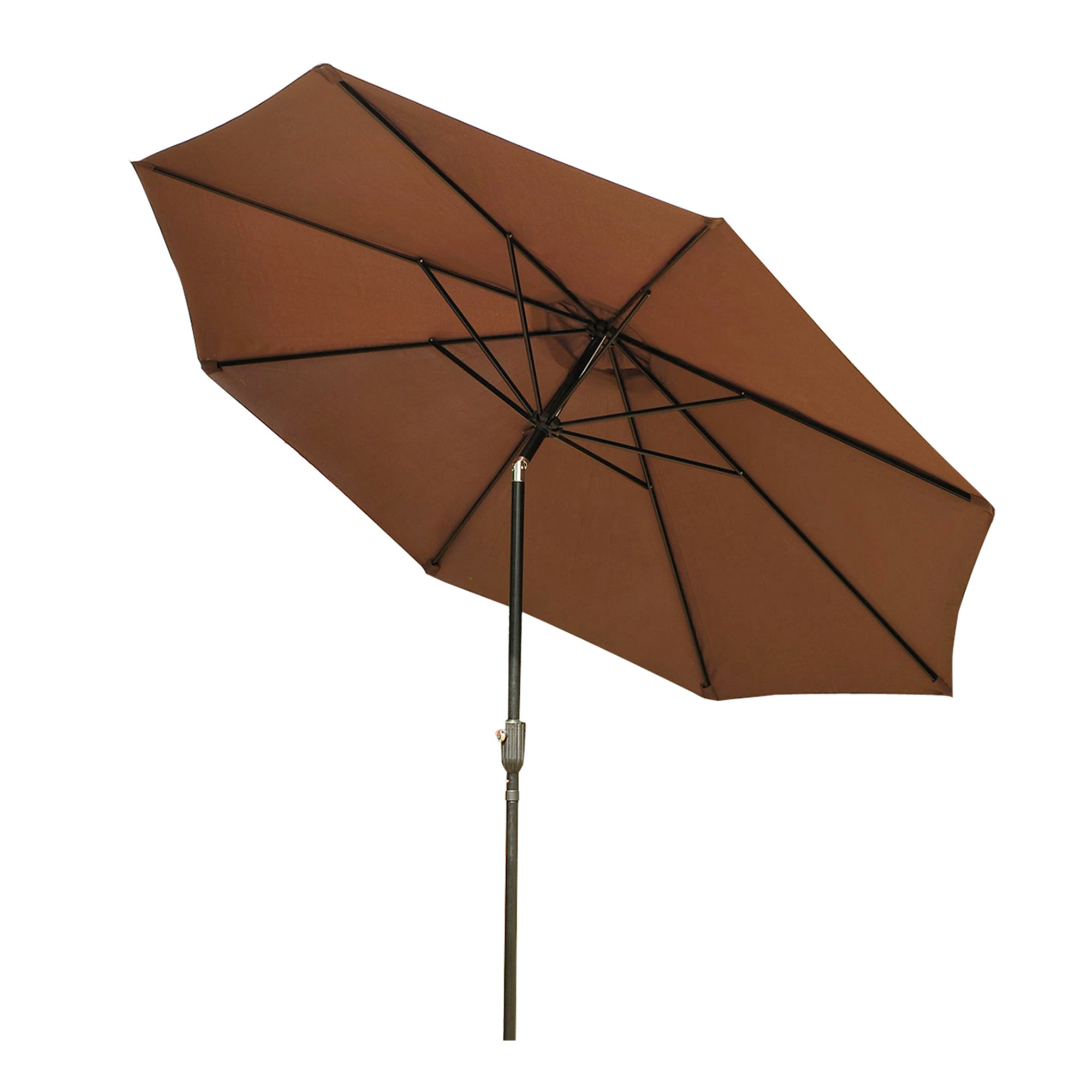 parasol de jardin avec manivelle et tête inclinable φ300x245cm café Arredo per outdoor vista0