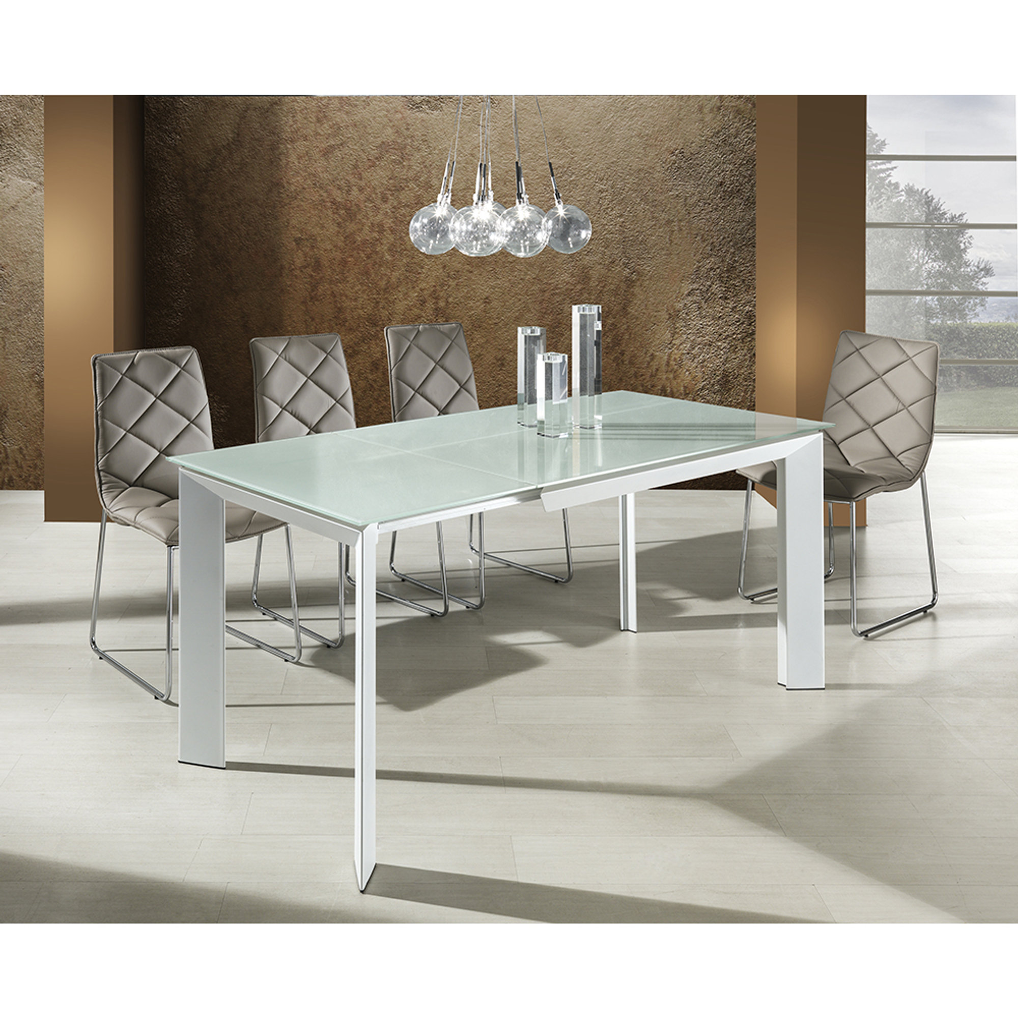 Lampadario Sfere, trasparente Tomasucci vista3