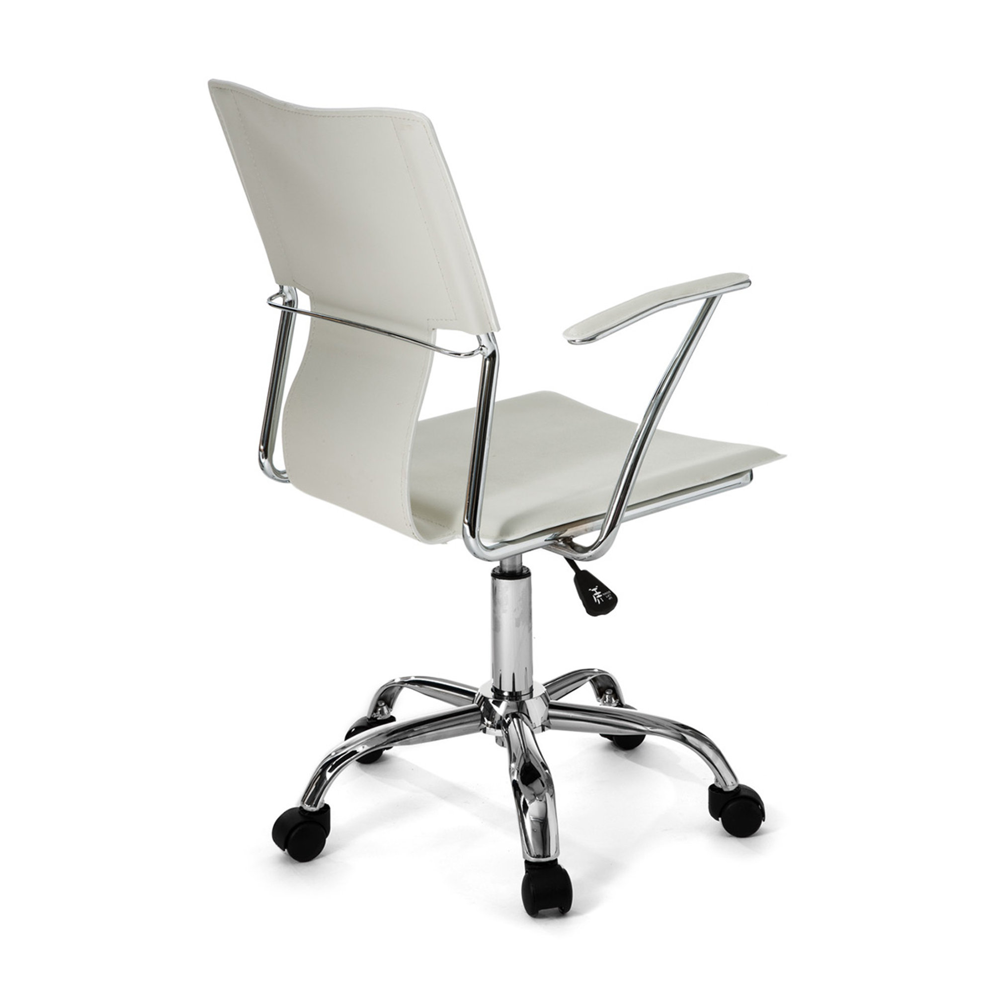 Sedia da ufficio Lynx White, bianco Tomasucci vista1