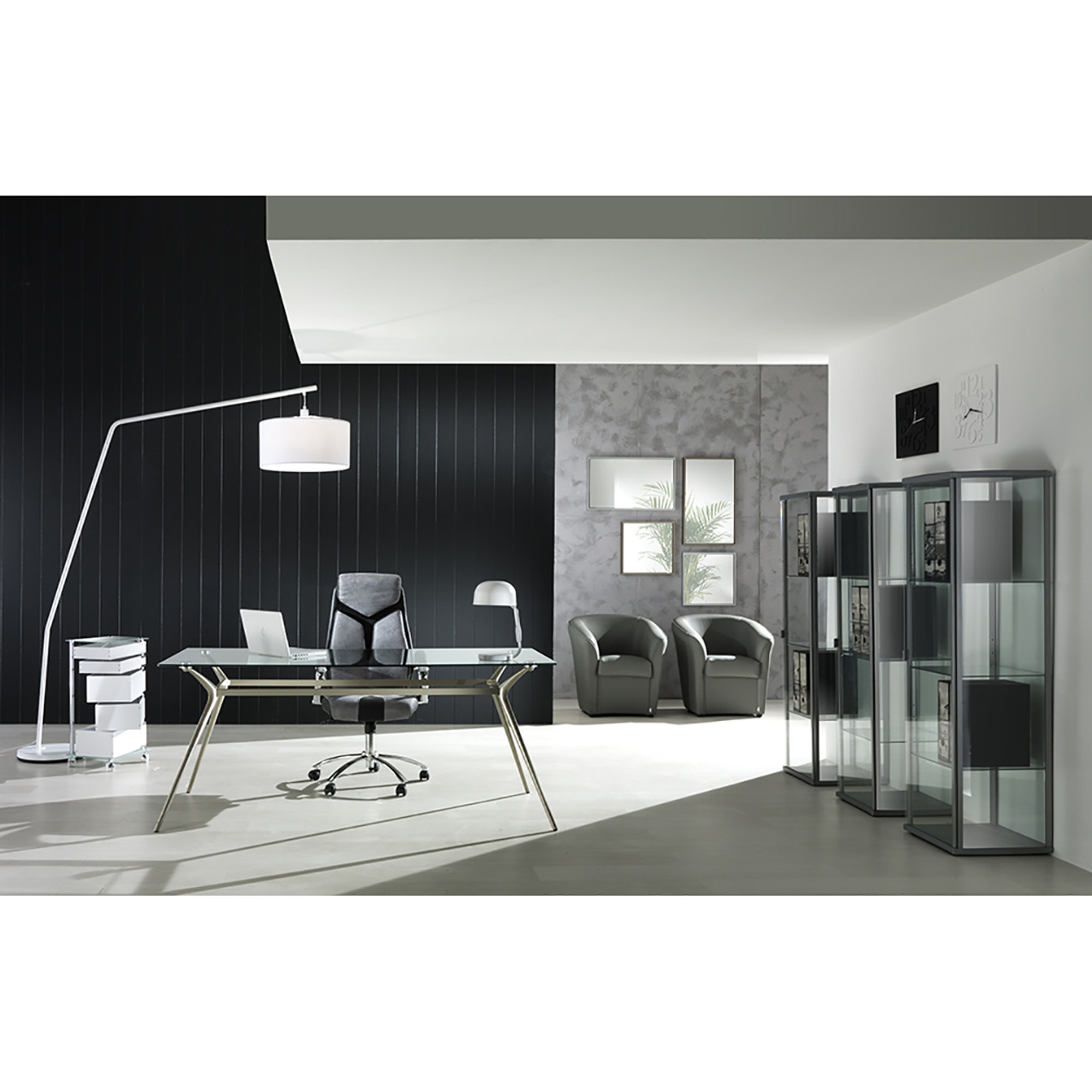 Kommode med hjul Big Bobo, mat hvid Tomasucci special price vista2