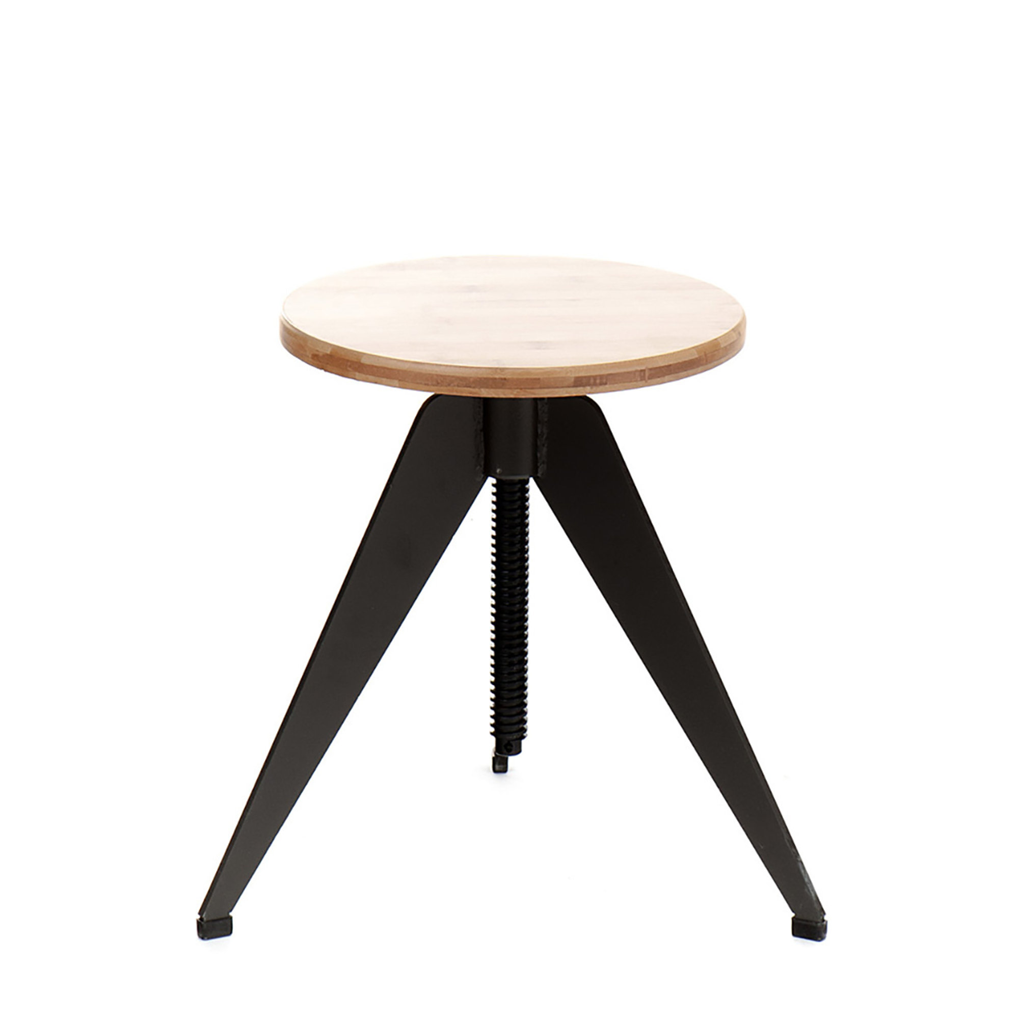 Tabouret à vis réglable Arko, marron/gris Tomasucci vista2