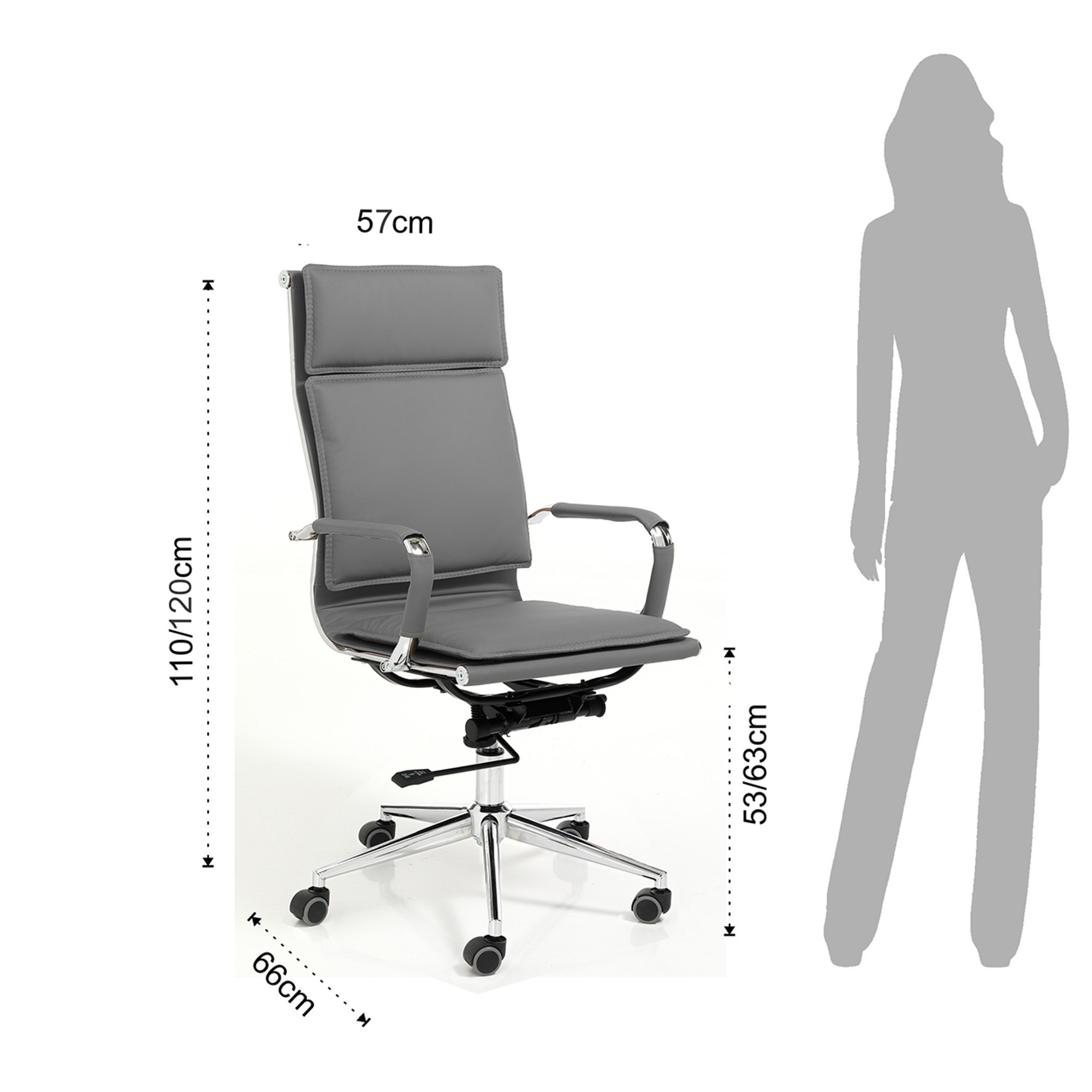 Poltrona da ufficio Premier, grigio Tomasucci special price vista4