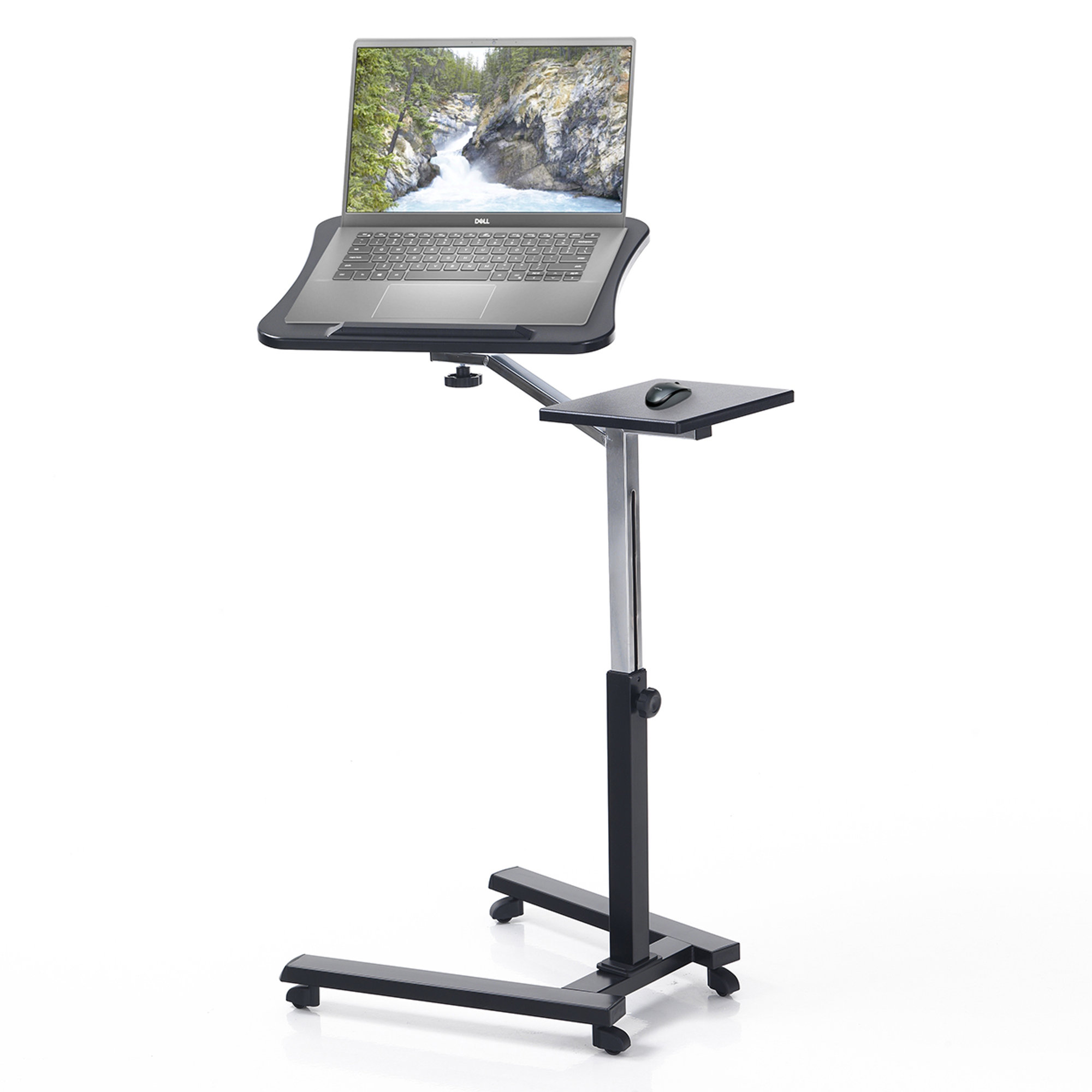 Notebook-/Tablet-Wagen Holy, matt schwarz Tomasucci special price vista7