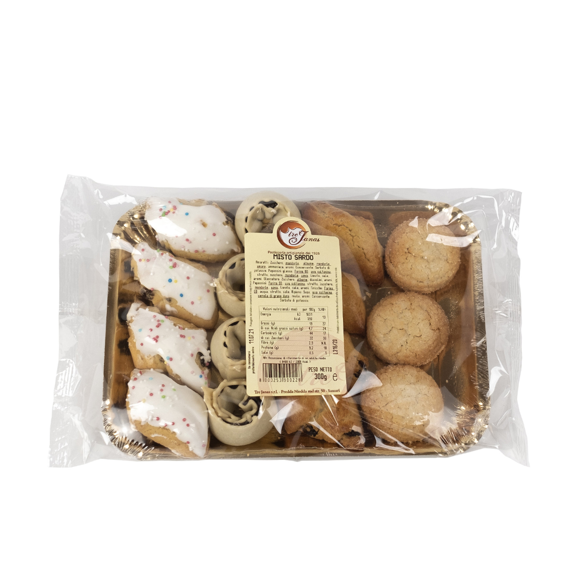 Sardinian Mixed 300gr - Suspiros tradicionales 250 gr Antica Pasticceria Tre Janas vista1