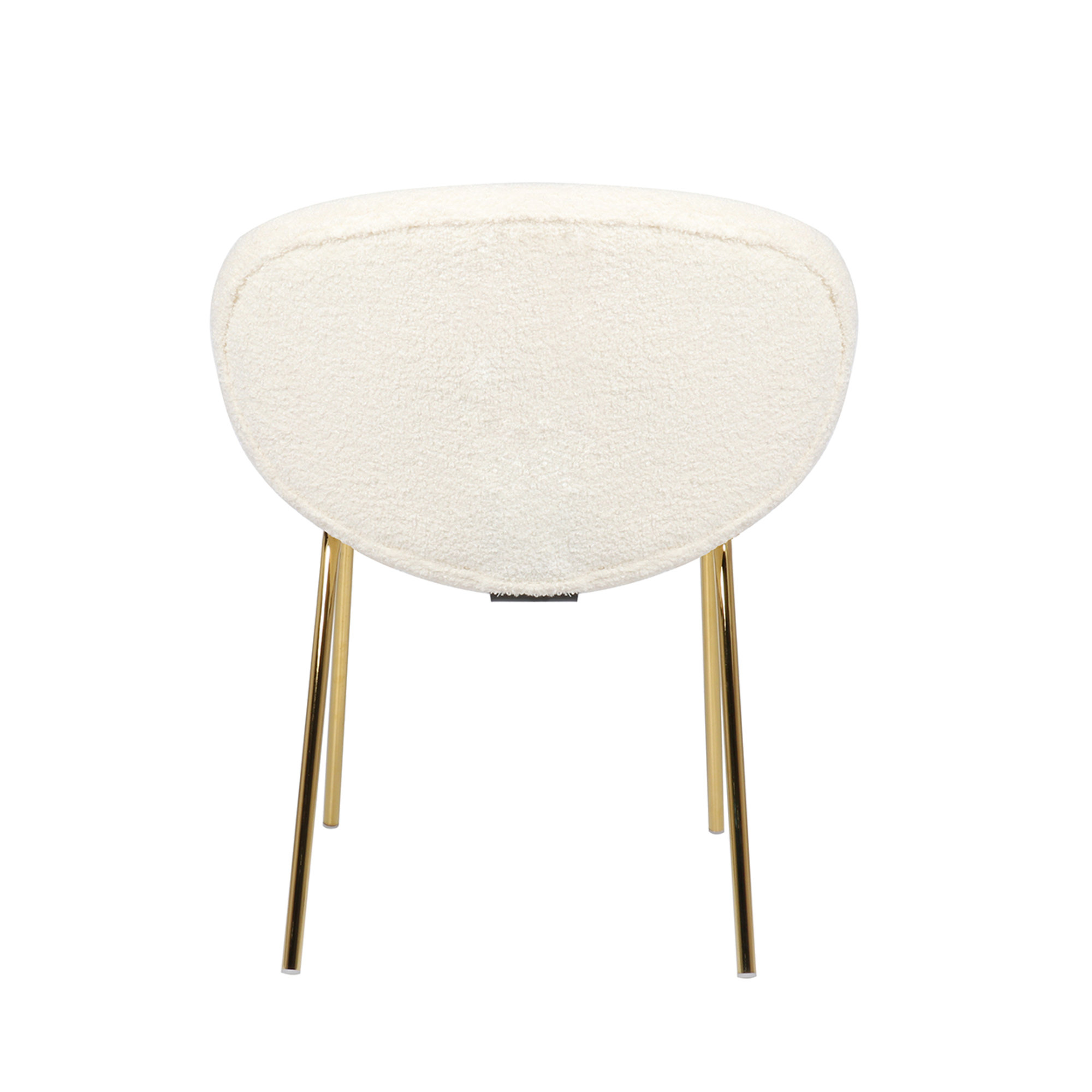 Set 2 poltroncine Warhol, white fur/gold Braid vista1