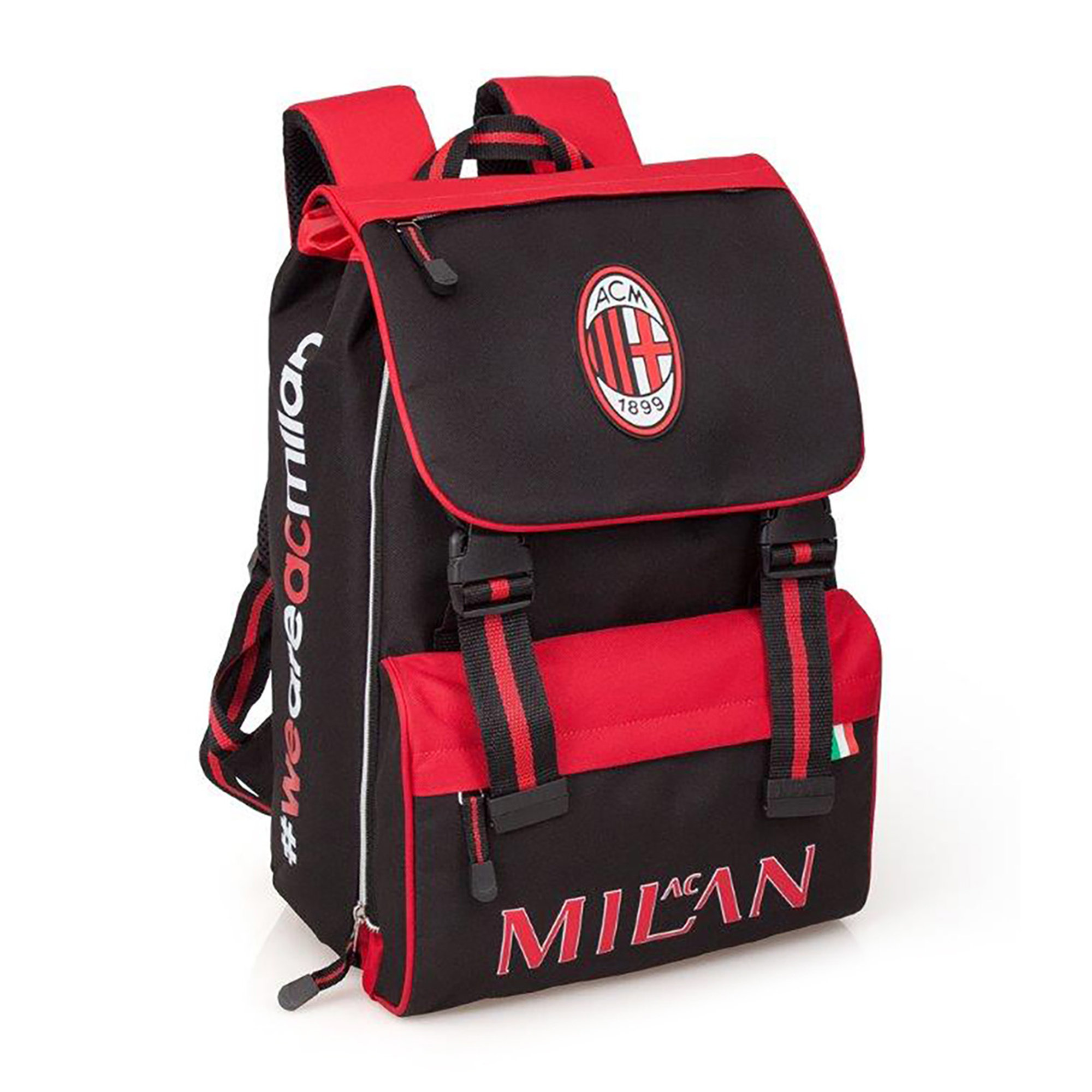 Mochila escolar extensible AC Milan Back to School vista0