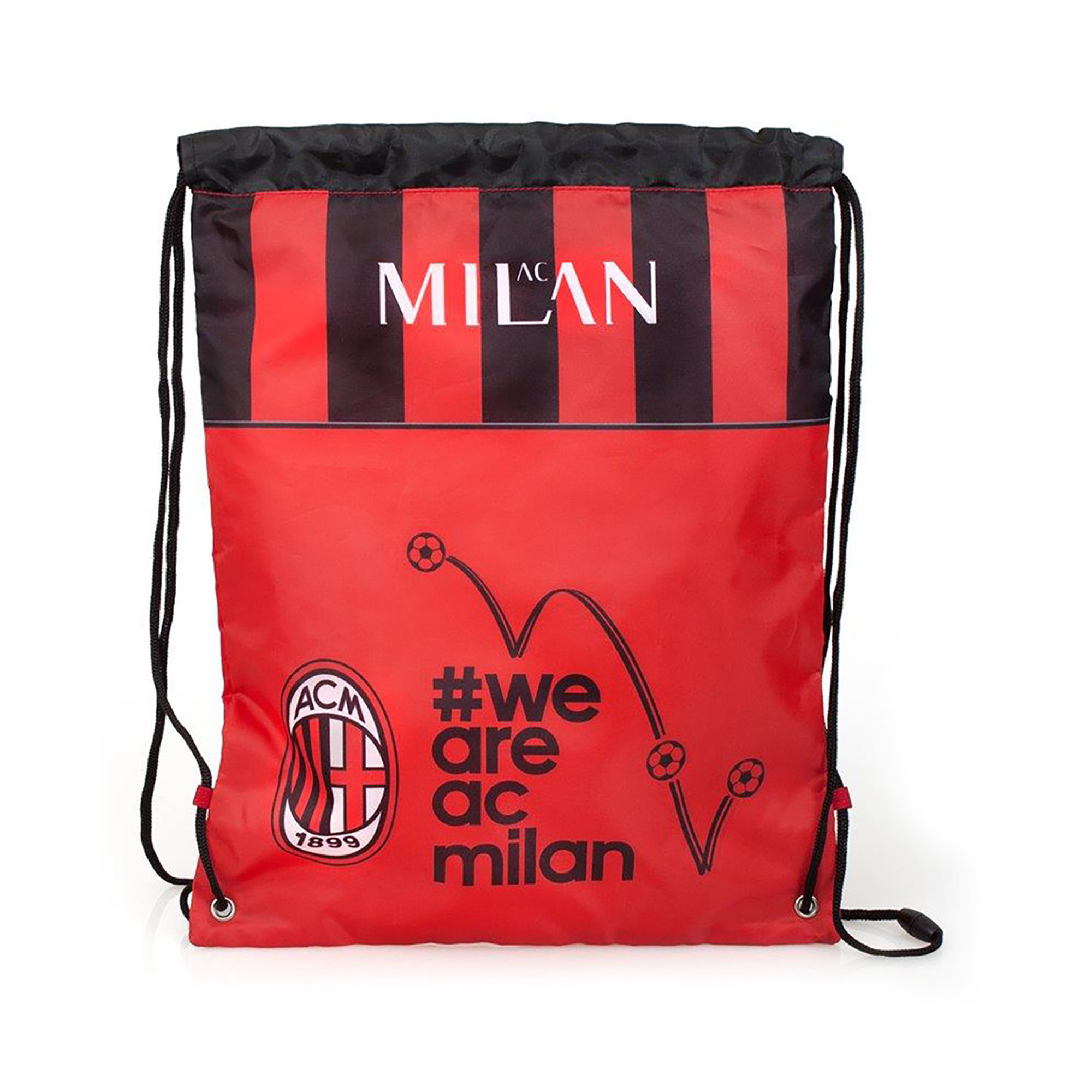 Zainetto leggero sacca scarpe Milan Back to School vista0