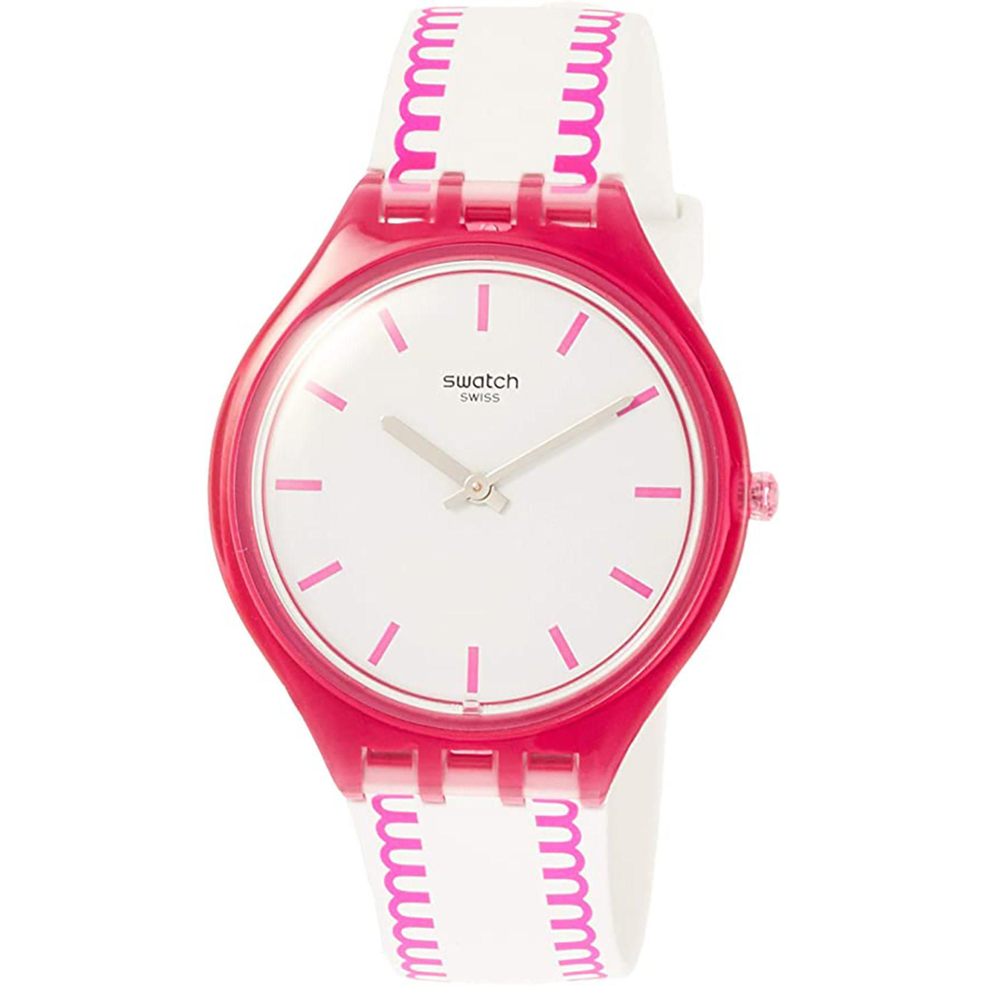 Orologio Swatch con cinturino in silicone bianco Swatch Watches vista0