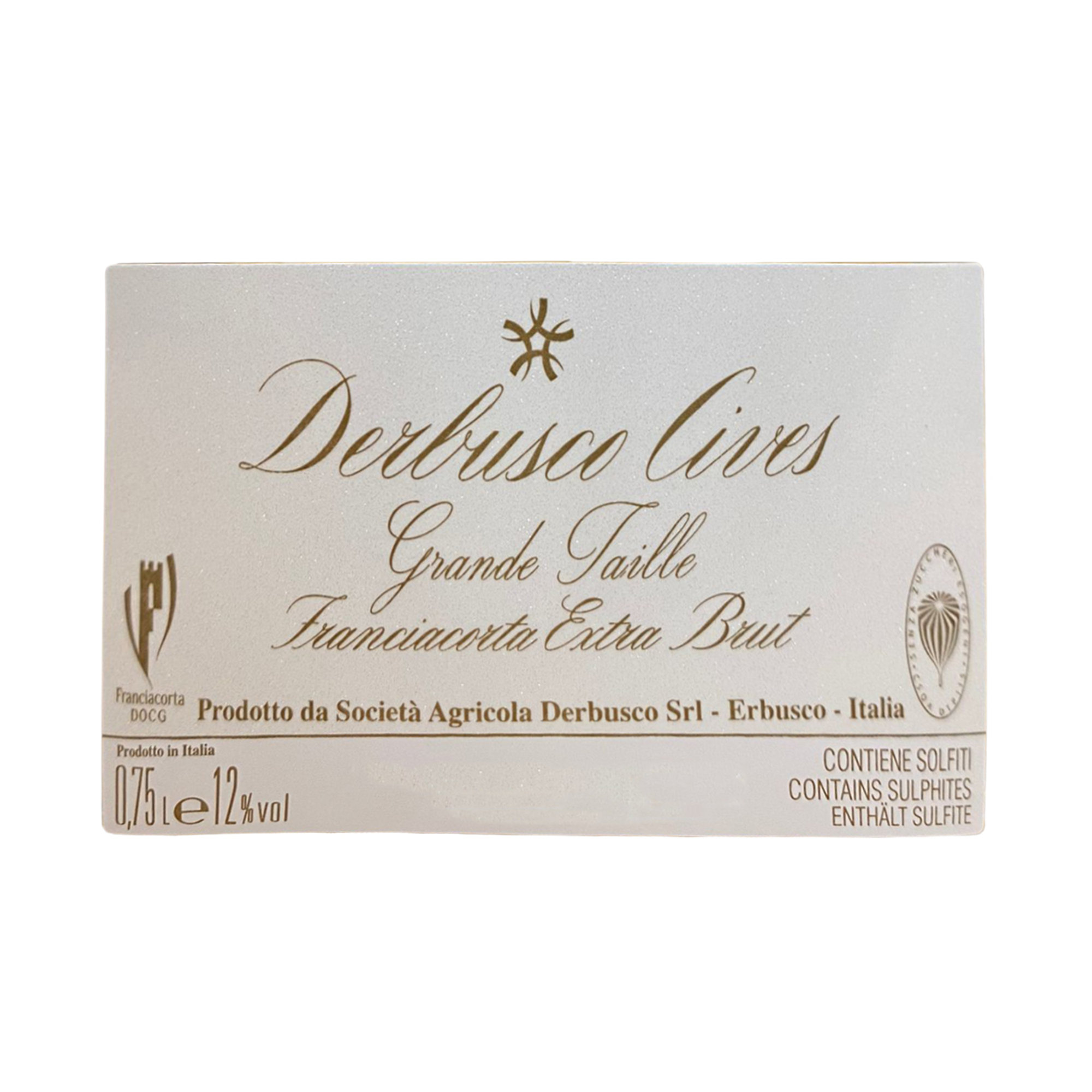 1 bottiglia - Franciacorta “Grande Taille” Extra Brut Millesimato Derbusco Cives vista1