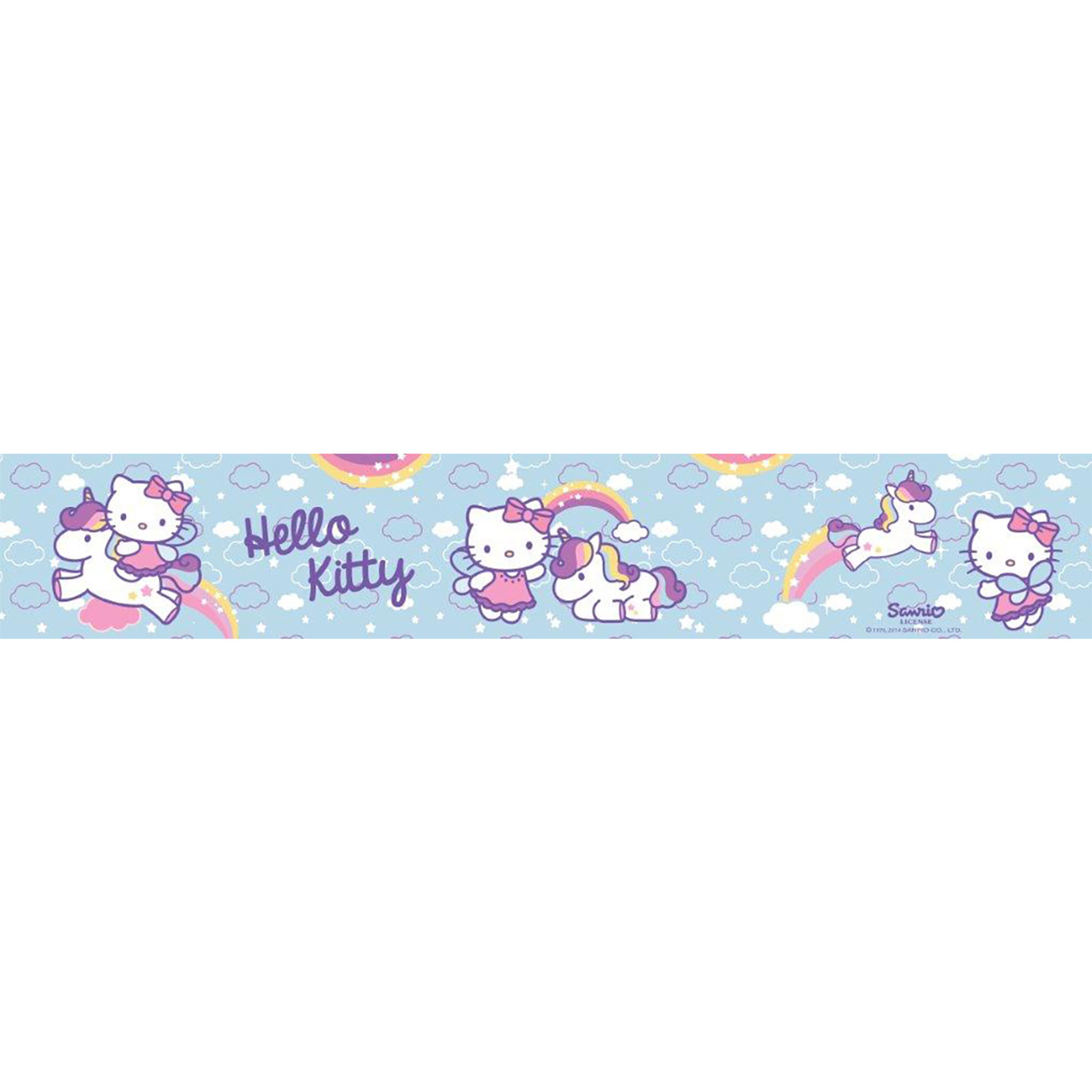 Bordure adhésive Hello Kitty Baby Room, multicolore North Star Cameretta vista0