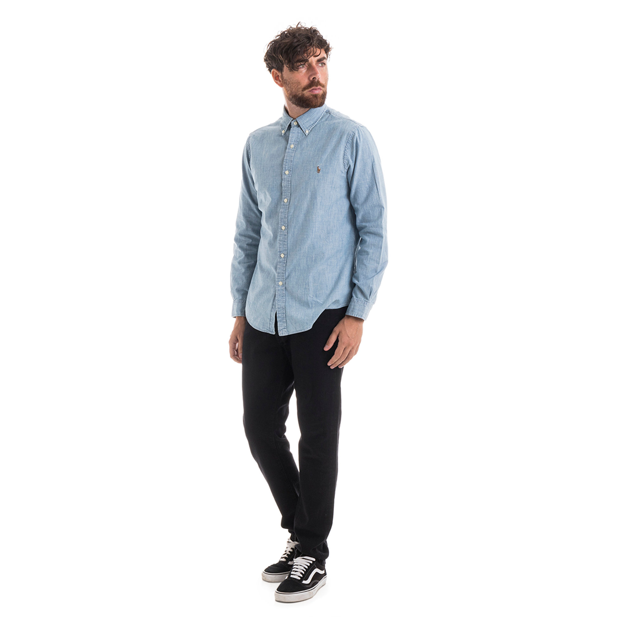 Camicia slim fit denim Polo Ralph Lauren vista1