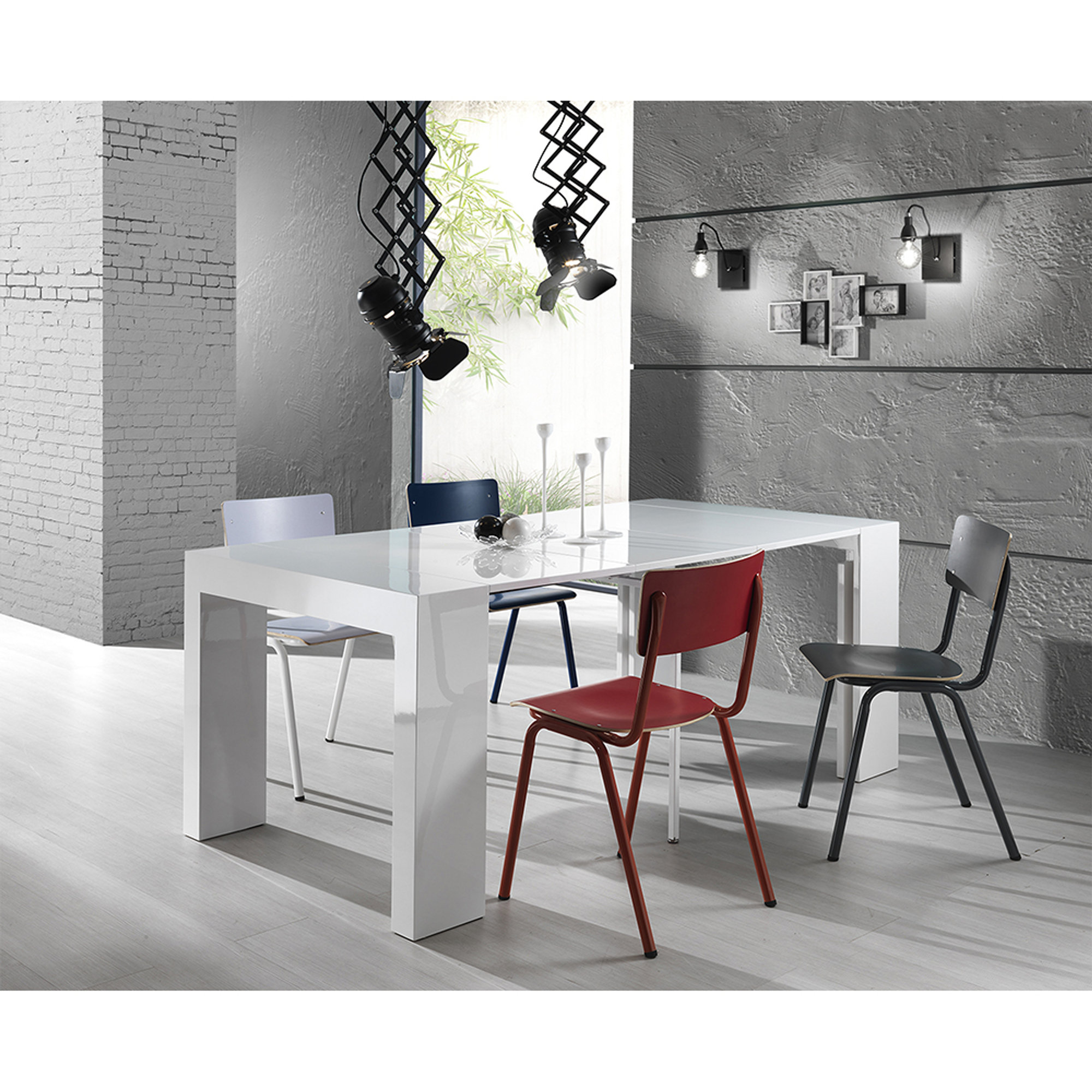 Lampadario a pantografo EXTENSION, nero opaco Tomasucci special price vista3
