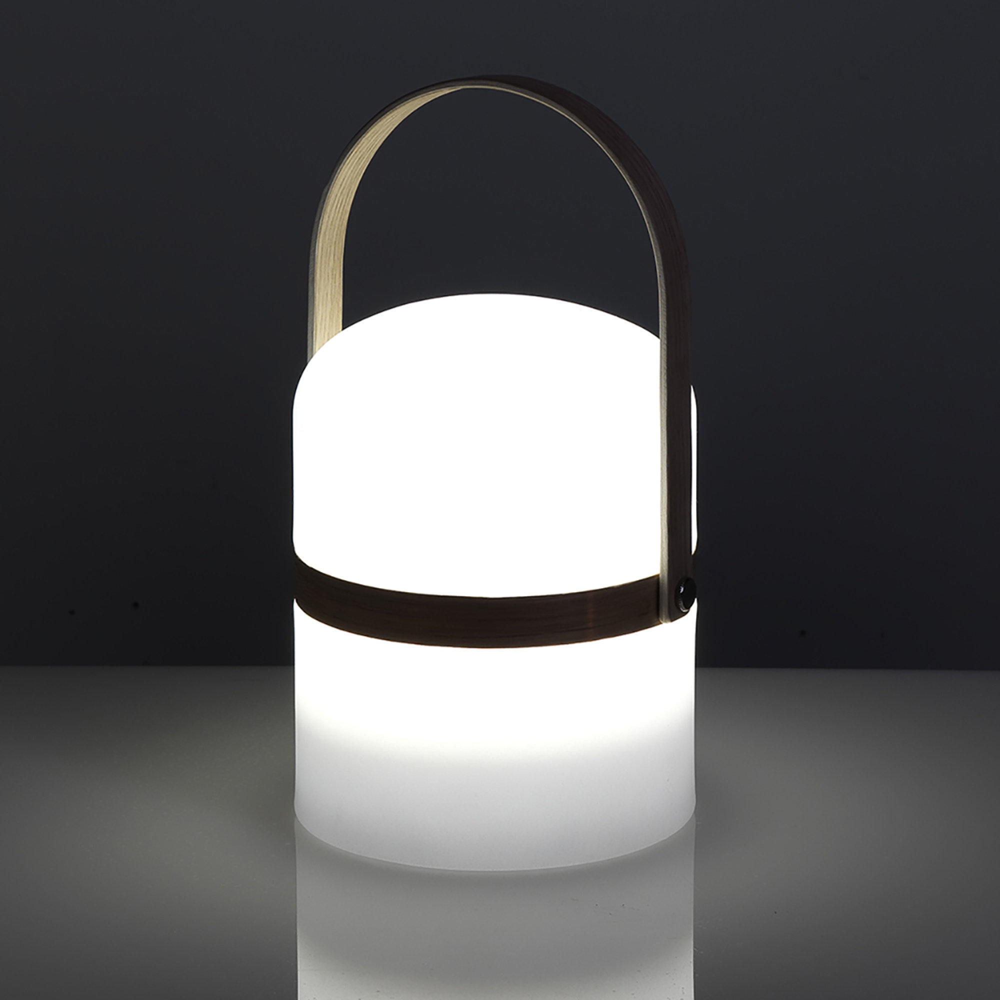 POL table lamp, white/oak Tomasucci special price vista2