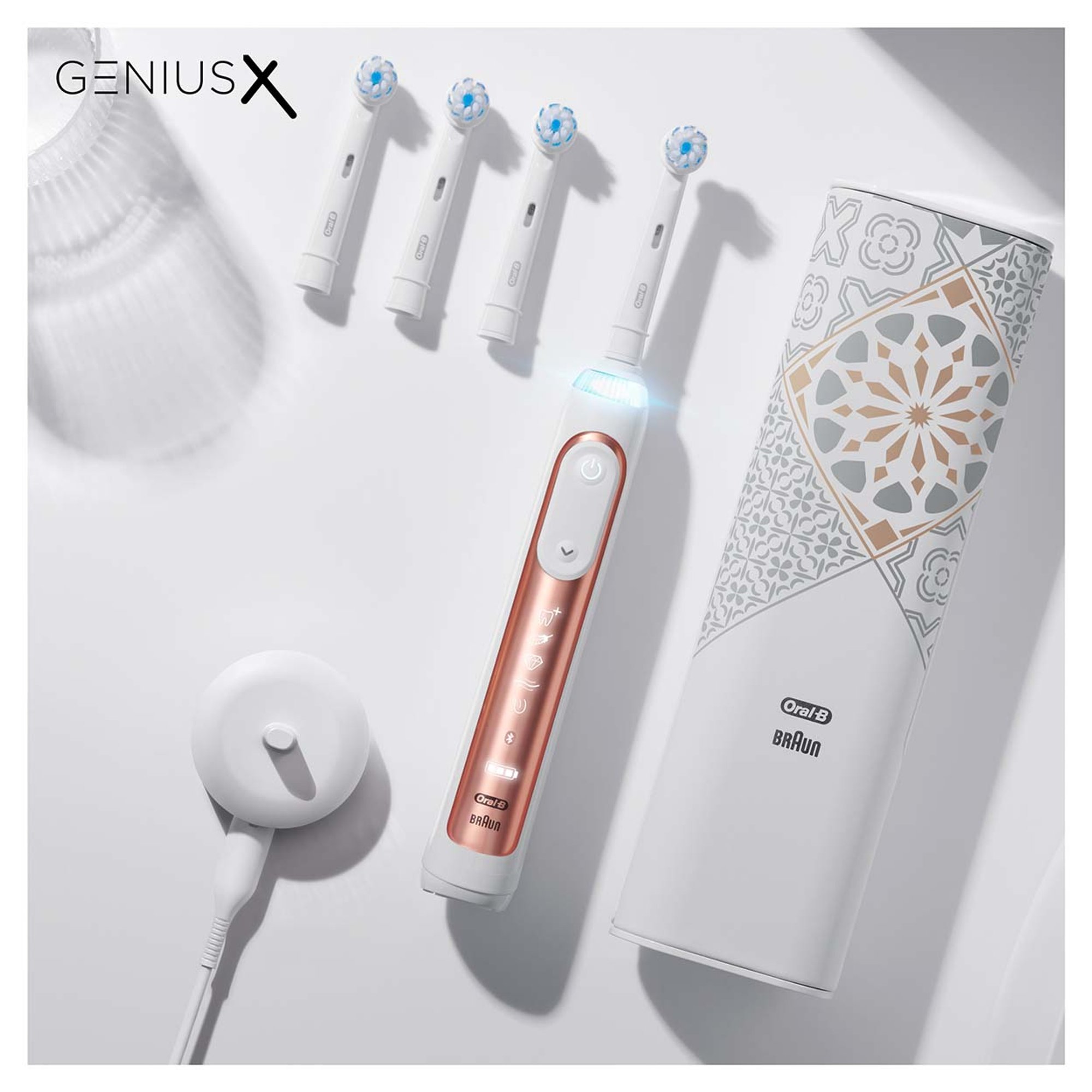 Spazzolino Elettrico Oral-B Genius X 20000 Luxe Edition, oro Braun vista6