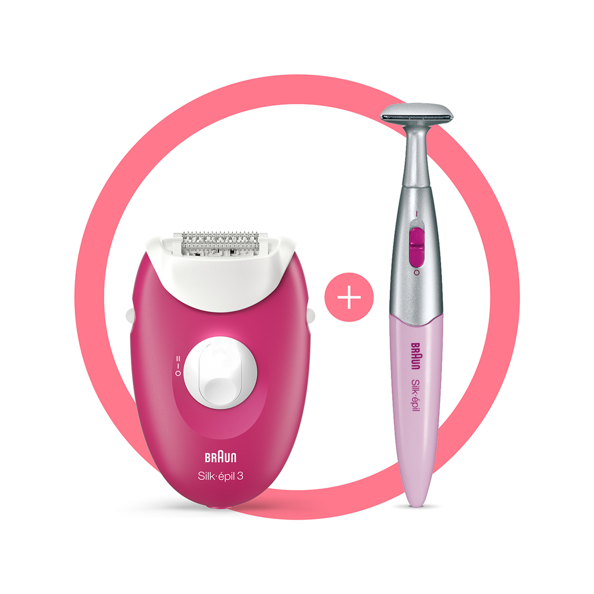 Braun Silk-épil 3-420, depiladora eléctrica para mujer para depilación duradera, blanco/rosa Braun vista3
