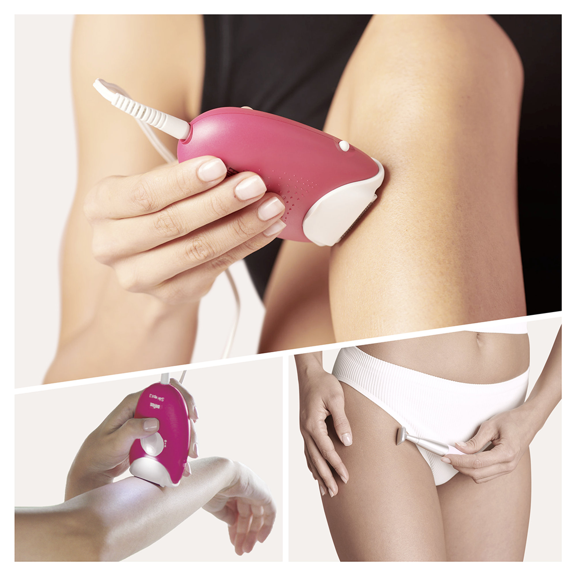Braun Silk-épil 3-420, depiladora eléctrica para mujer para depilación duradera, blanco/rosa Braun vista7