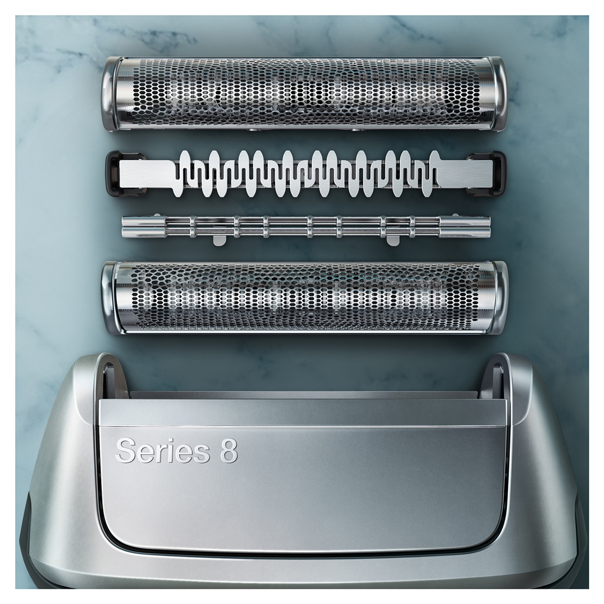 Braun Series 8 8340s Rasoir à barbe électrique, base de recharge, noir Braun vista9
