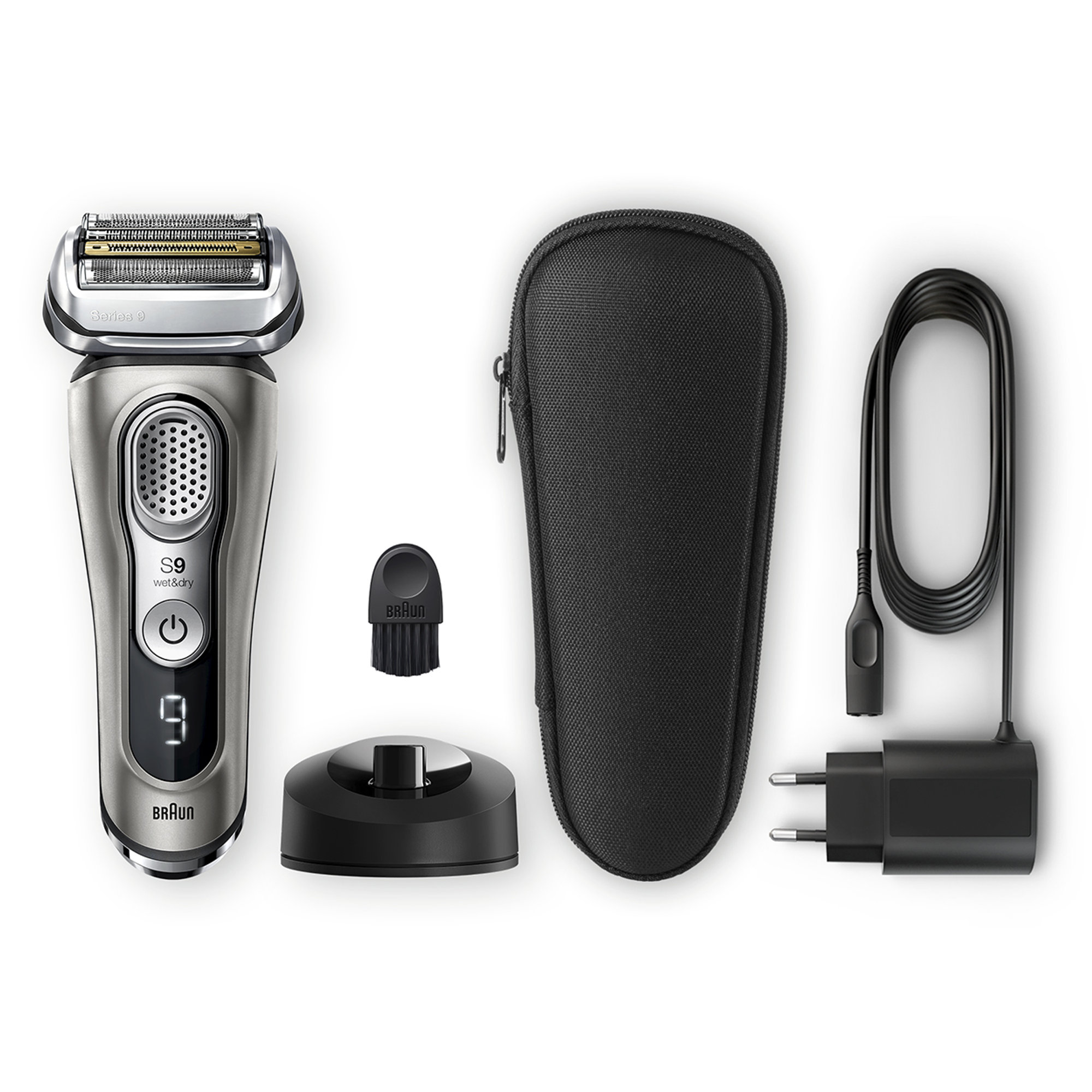 Braun Series 9 9325s Rasoio Barba Elettrico, Base Di Ricarica, Grafite Braun vista2