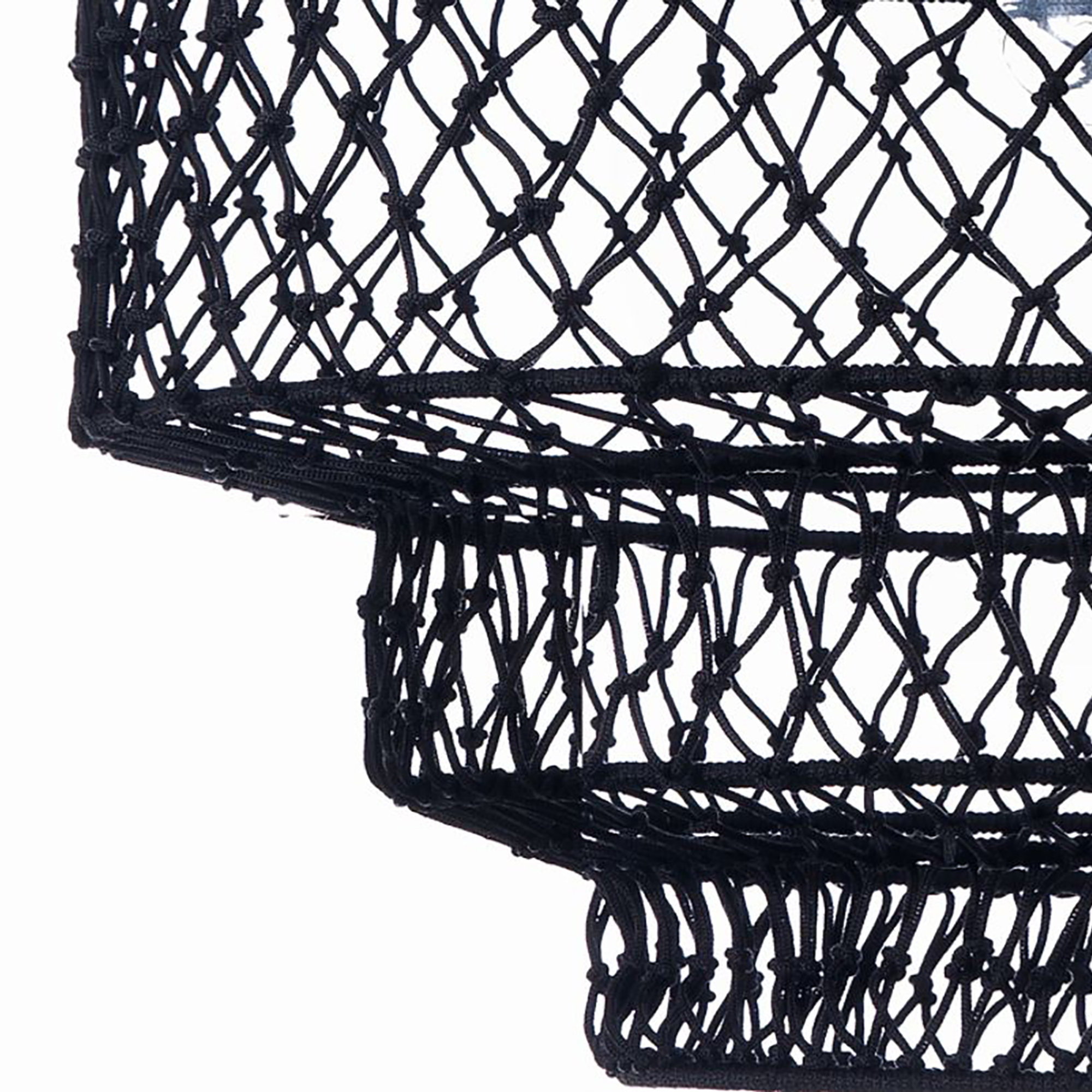 Taklampa ROPE DIAMOND, svart OresteLuchetta vista3