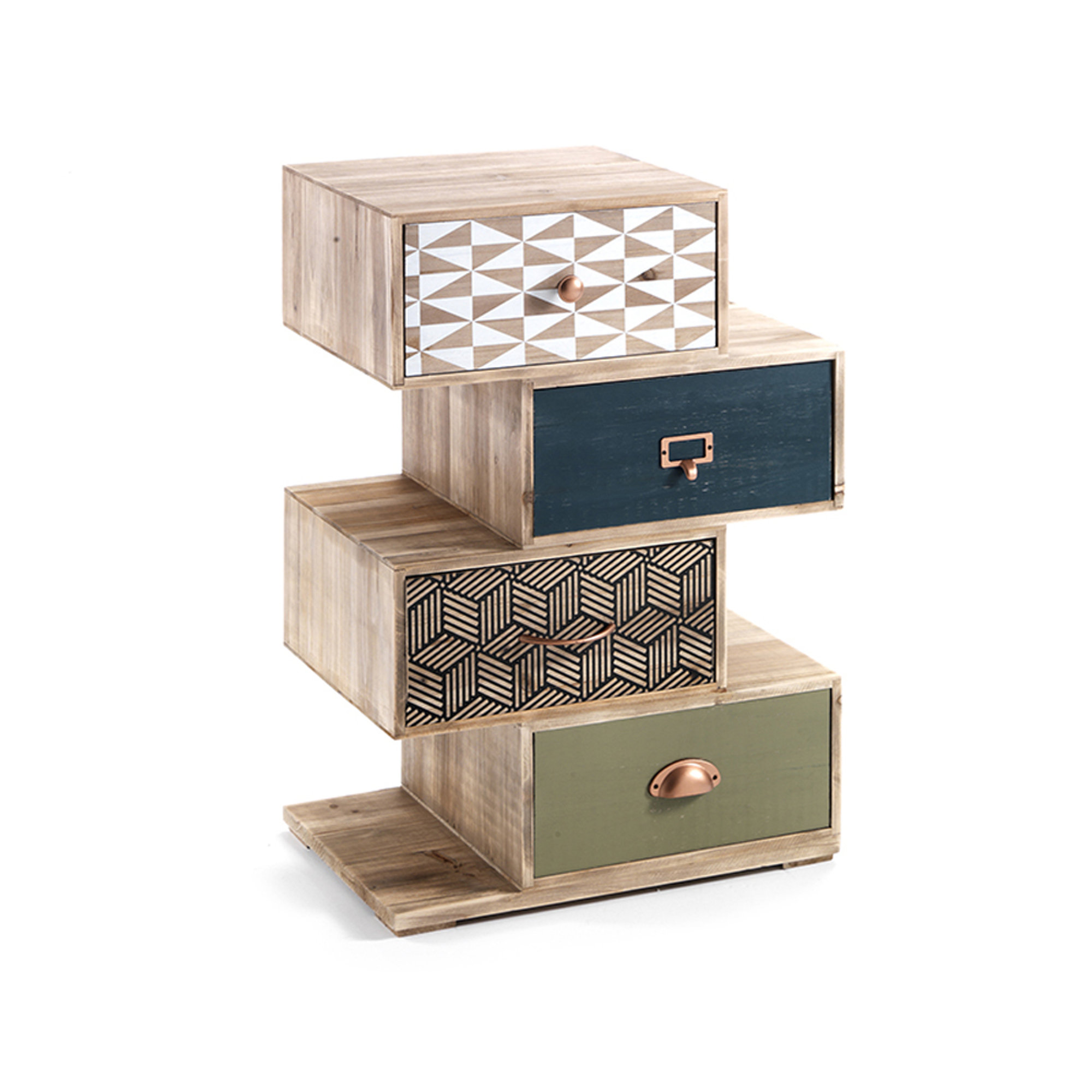 KIJO-X 4-Drawer Chest, Multi-Colour Tomasucci vista0