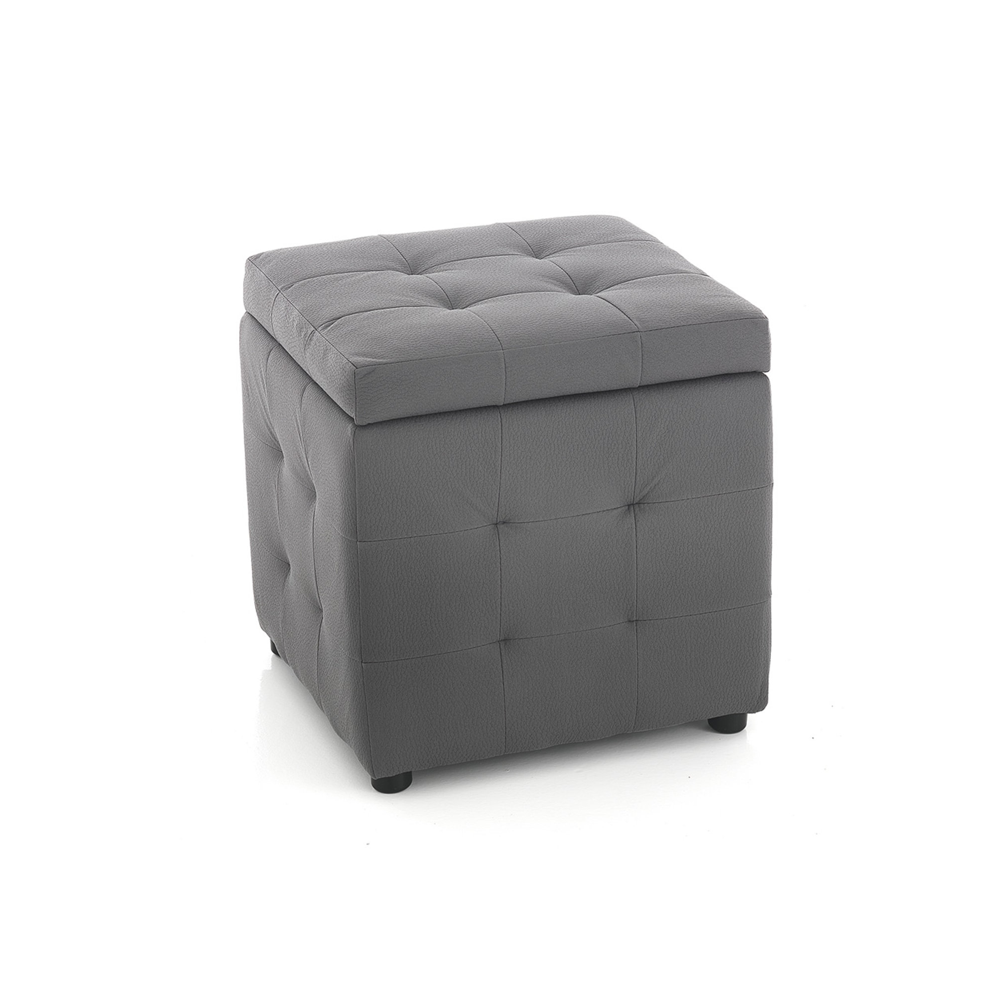 Pouf/contenitore Dado, grigio Tomasucci special price vista0