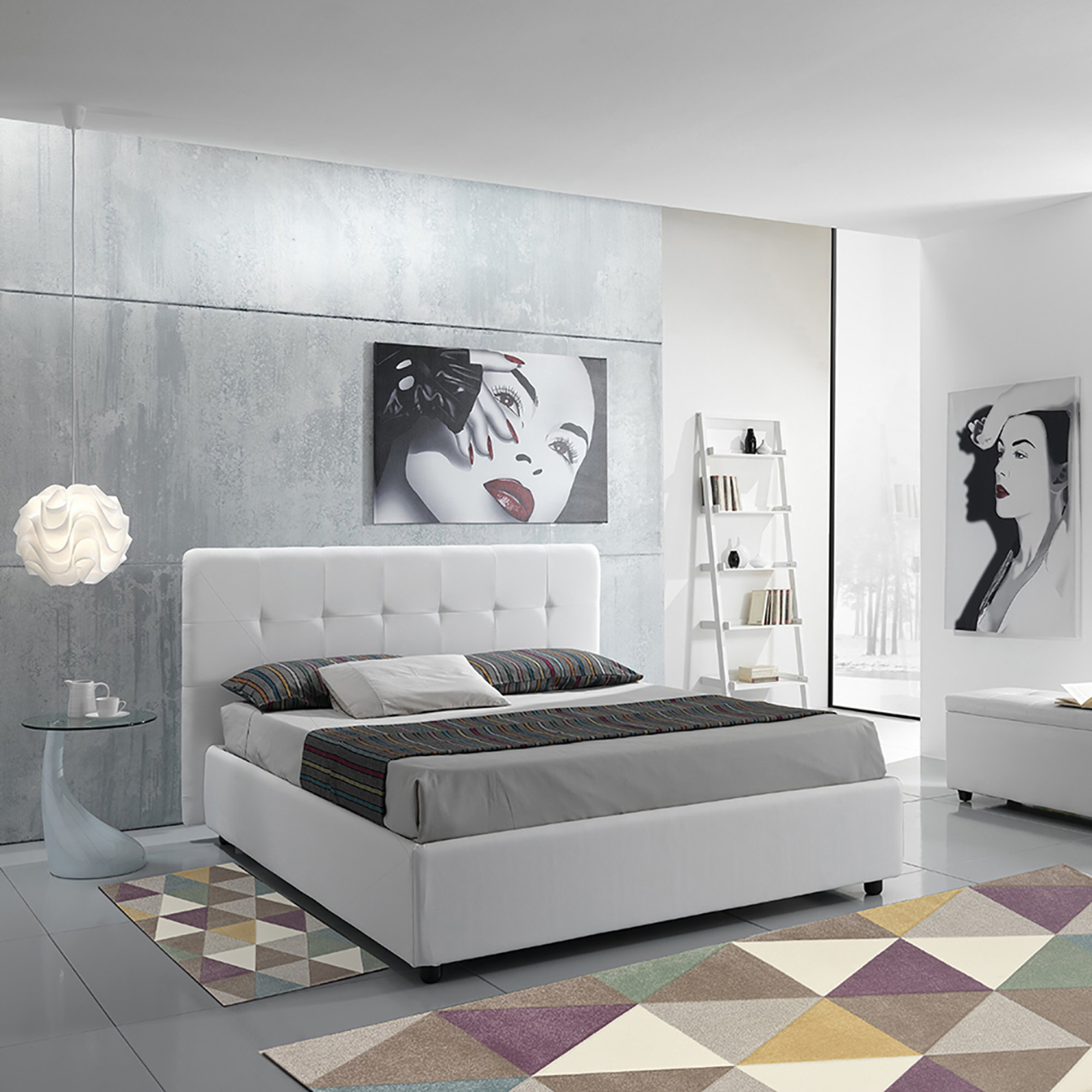 Optical Pastel 60x110 Bath Rug, Multicolor Tomasucci vista3