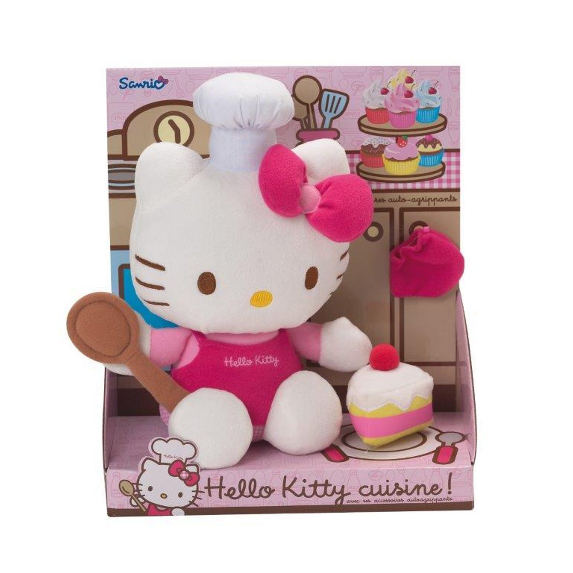 Peluche de chef pâtissier Hello Kitty 27 cm Giocattoli e peluche vista1