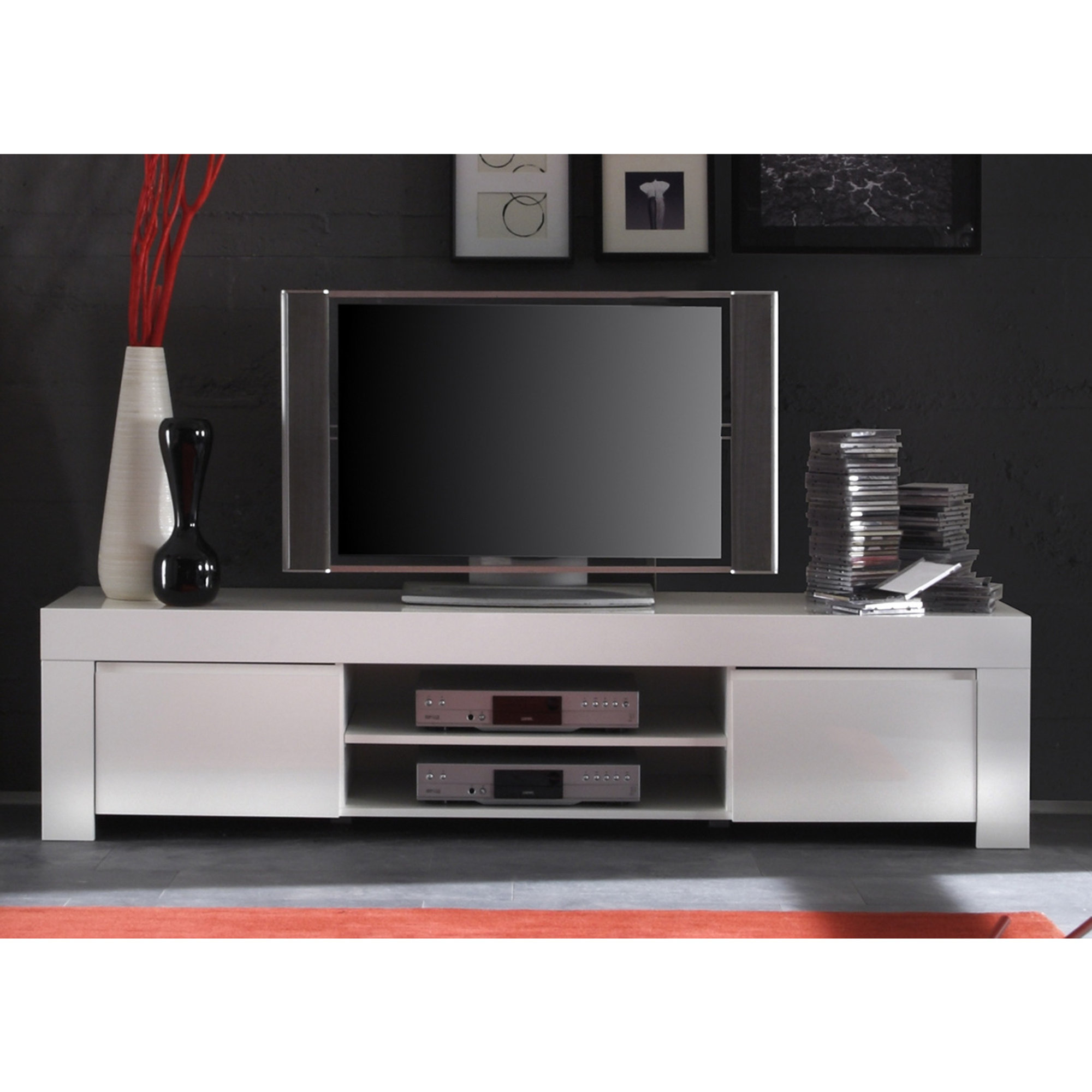 Soporte TV ámbar, blanco TFT Home Obsoleto vista1
