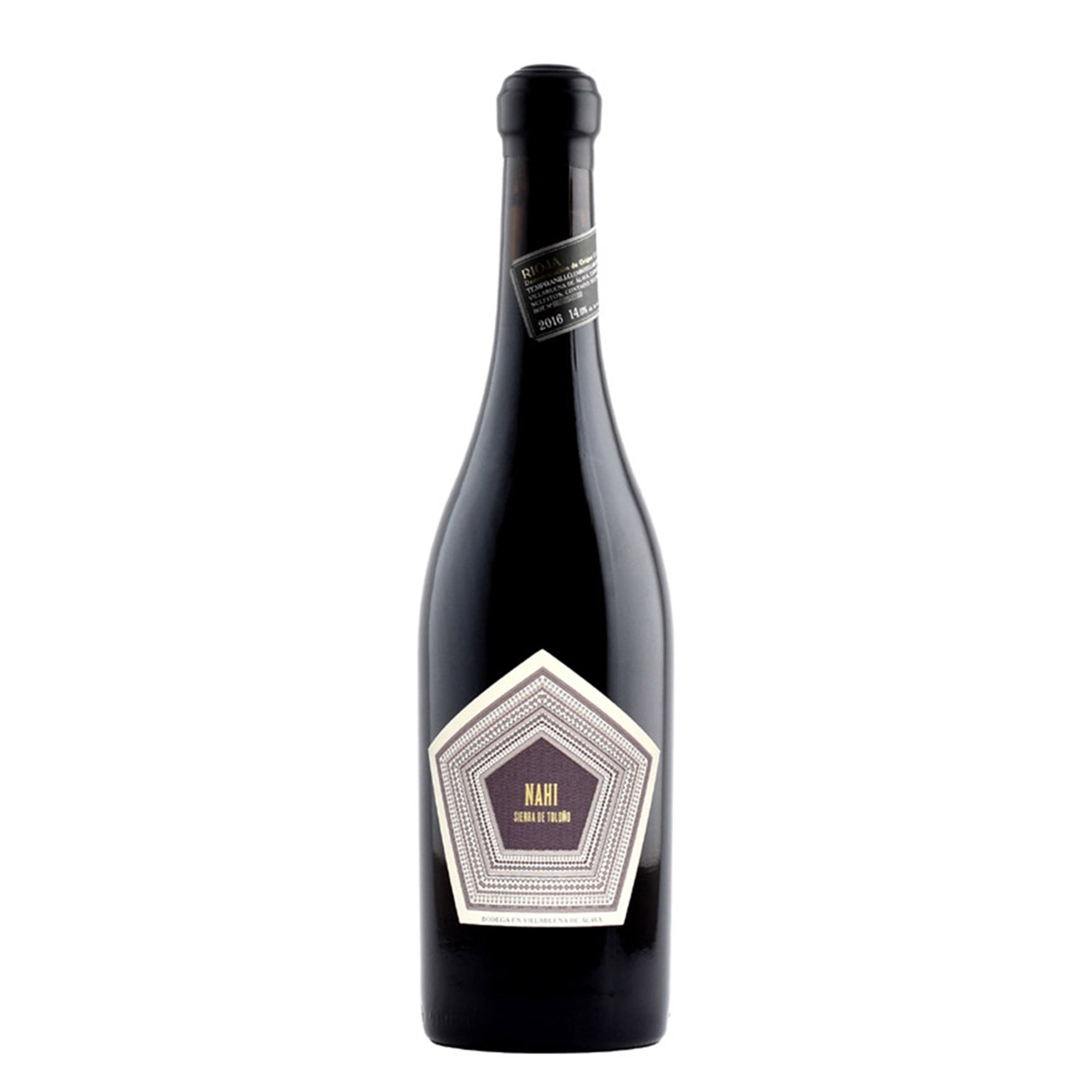 1 flaska - "Nahi" Rioja Tempranillo 2017 med fodral Sierra de Toloño vista0