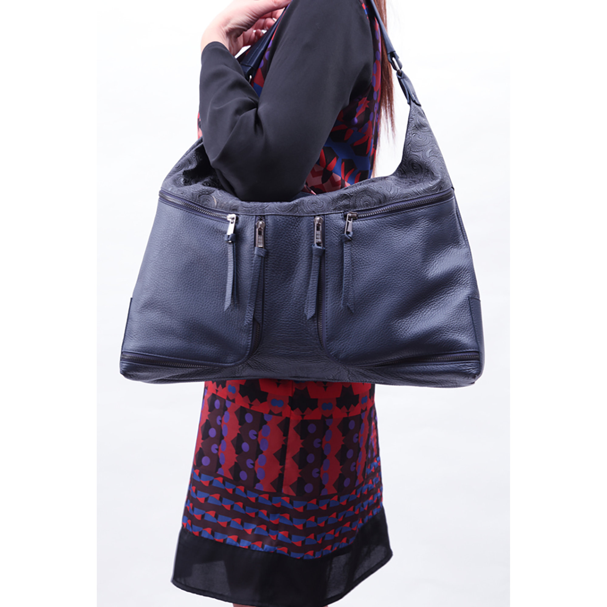Moon bag Ninpa blu e rose NINIPA' BORSE vista1