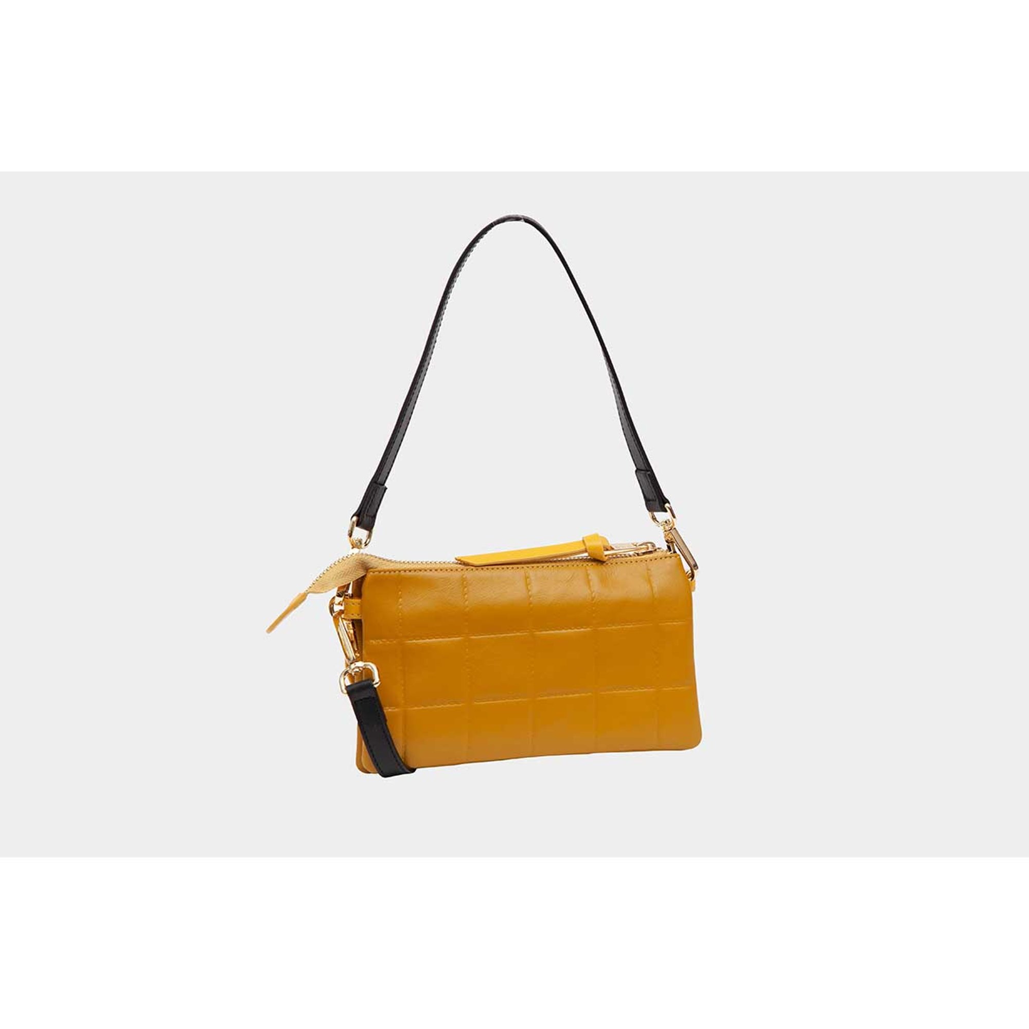 Borsa amor mio Ninpa gialla e nera NINIPA' BORSE vista1