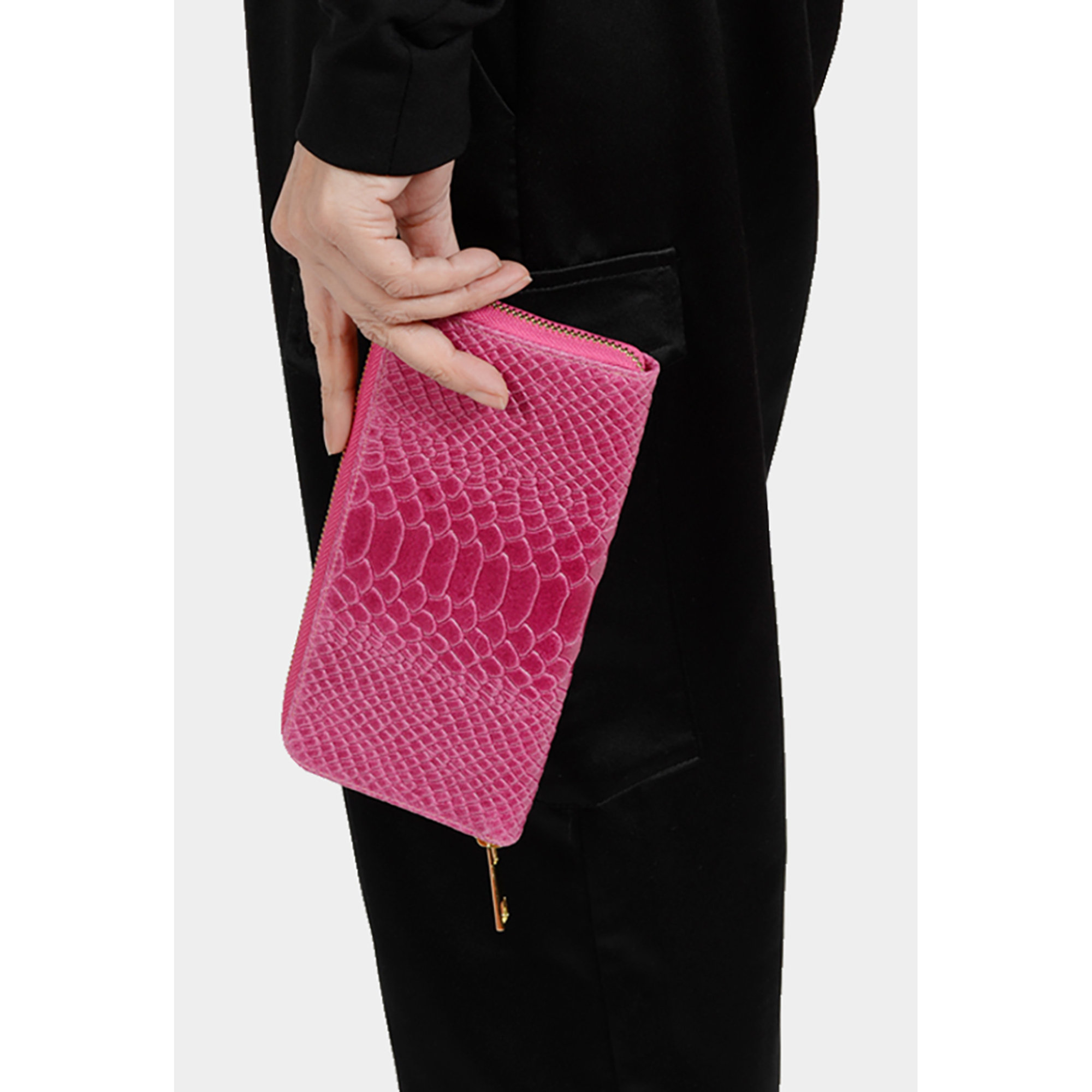 Portafoglio zip around Ninpa fucsia NINIPA' BORSE vista2
