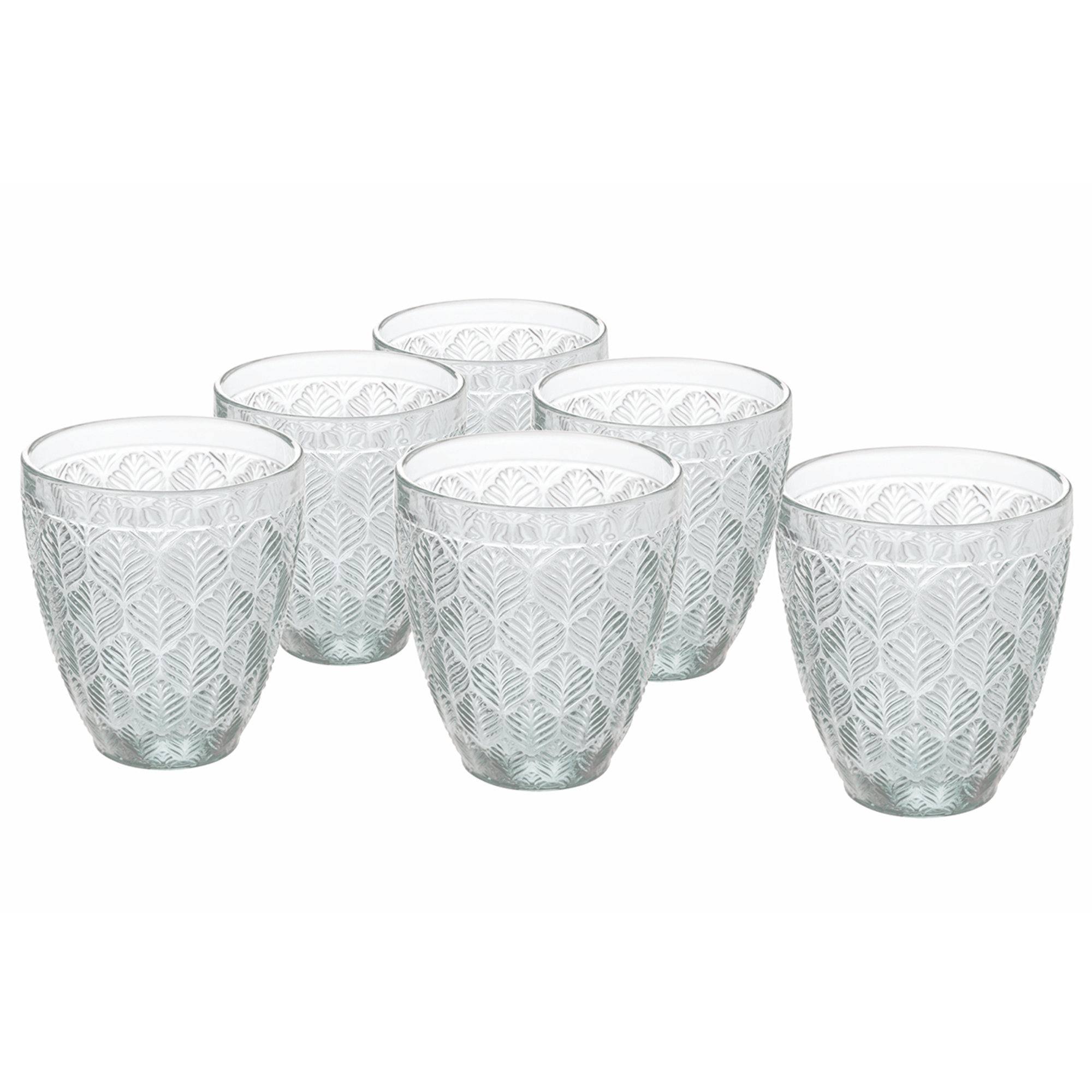 Bali Leaf set 6 bicchieri acqua 300 ml, trasparente Villa D'Este Home Tivoli 1996 vista0