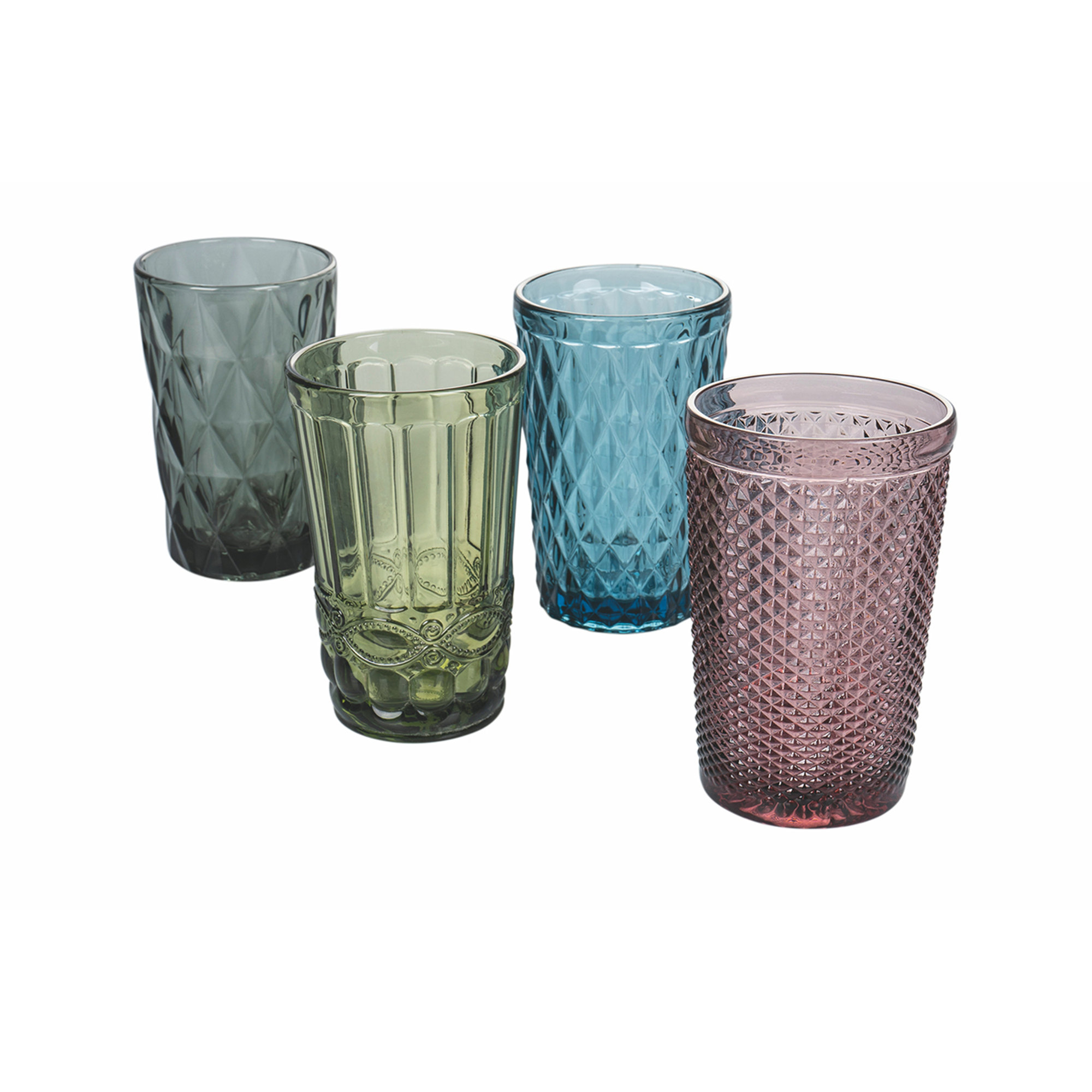 Blend set 4 bicchieri bibita 350 ml, multicolor Villa D'Este Home Tivoli 1996 vista0