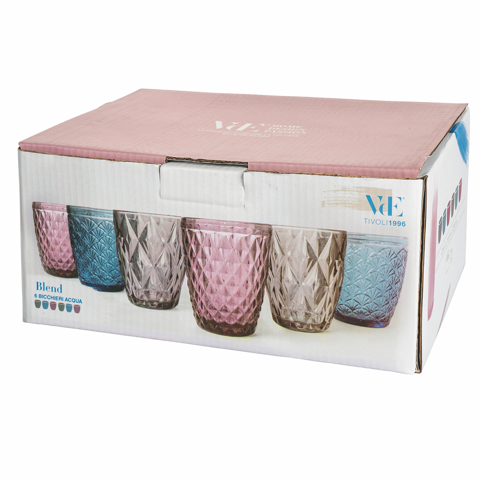 Blend set 6 bicchieri acqua 310 ml, multicolor Villa D'Este Home Tivoli 1996 vista9