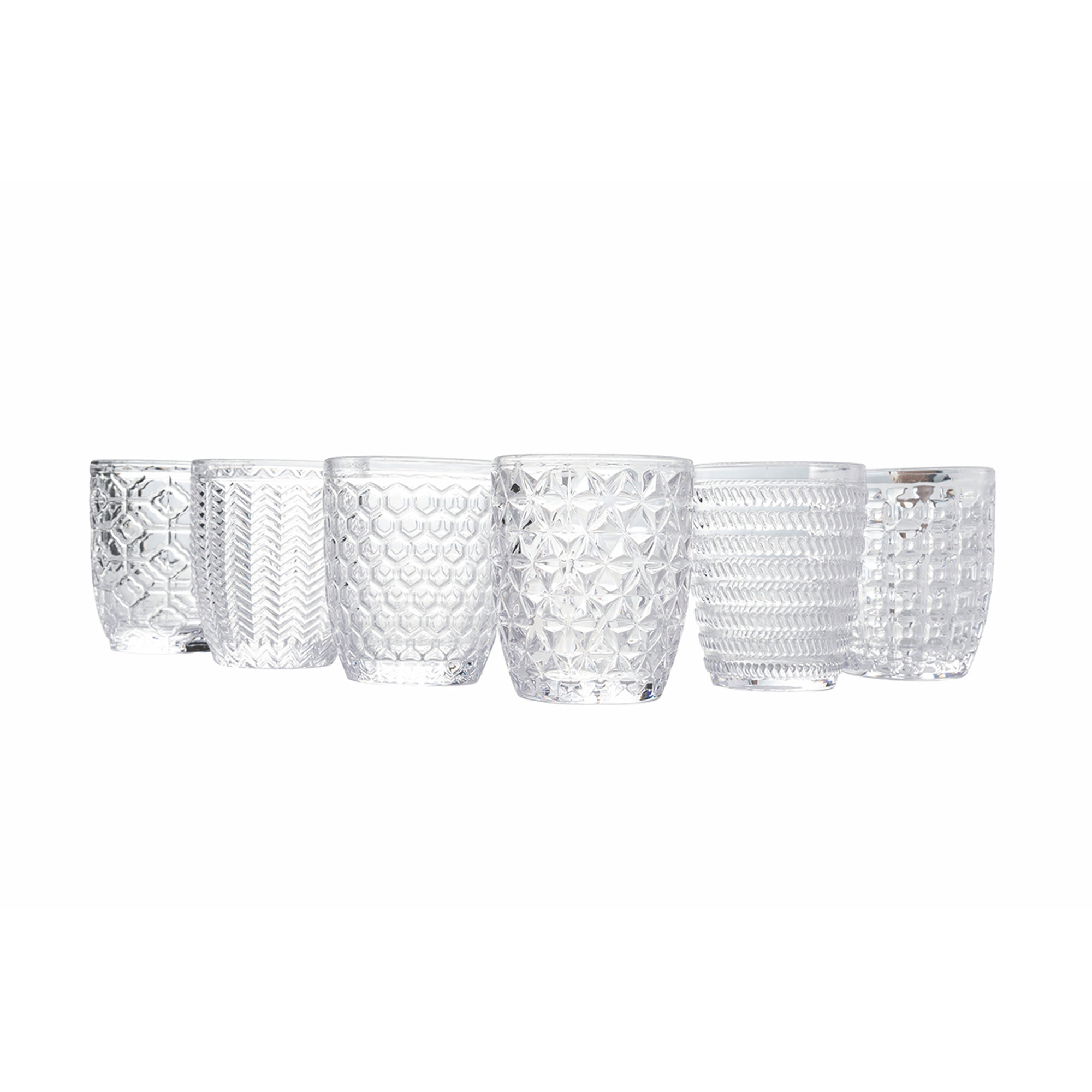 Geometrie set 6 bicchieri acqua 300 ml, trasparente Villa D'Este Home Tivoli 1996 vista2