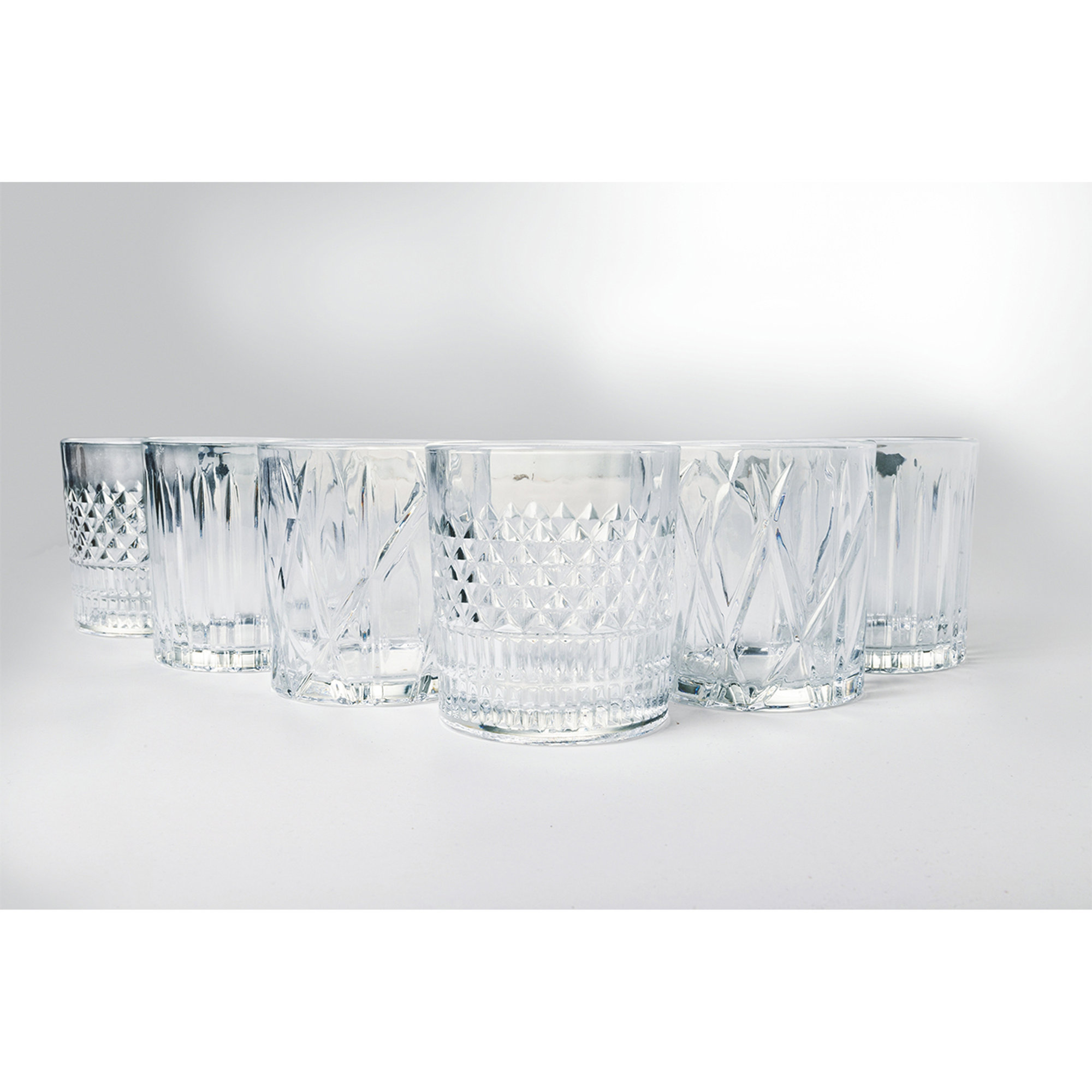 Vintage set 6 bicchieri acqua 310 ml, trasparente Villa D'Este Home Tivoli 1996 vista7