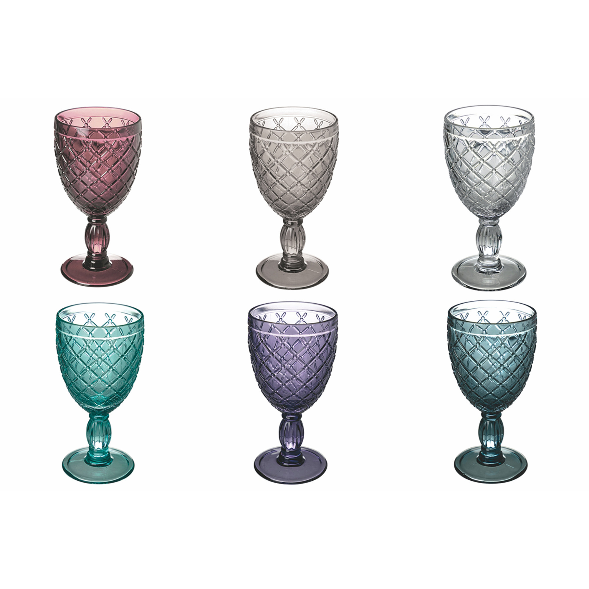 Castle set 6 calici 280 ml, multicolor Villa D'Este Home Tivoli 1996 vista1