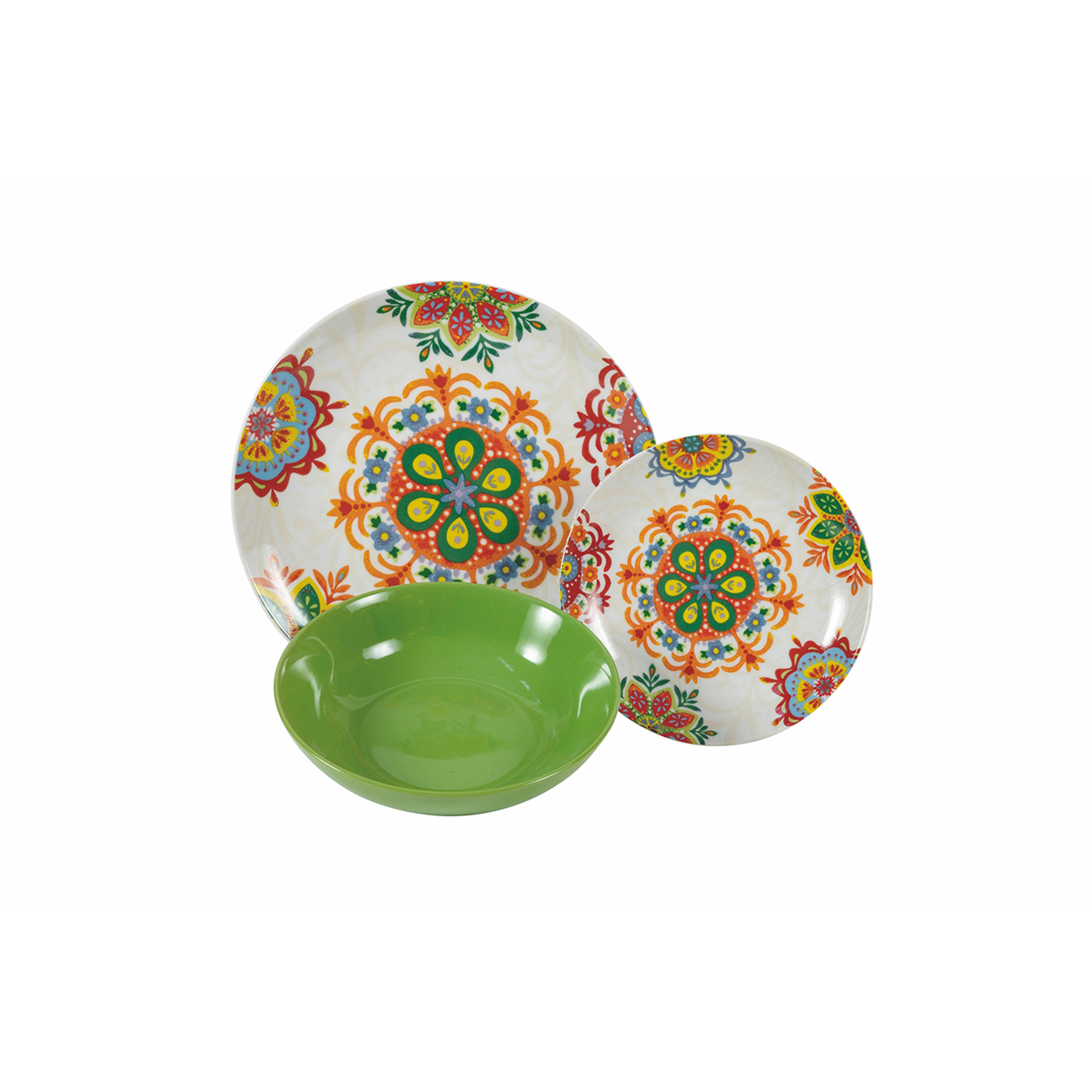 Calamoresca Servizio tavola 18 pezzi, multicolor Villa D'Este Home Tivoli 1996 vista2