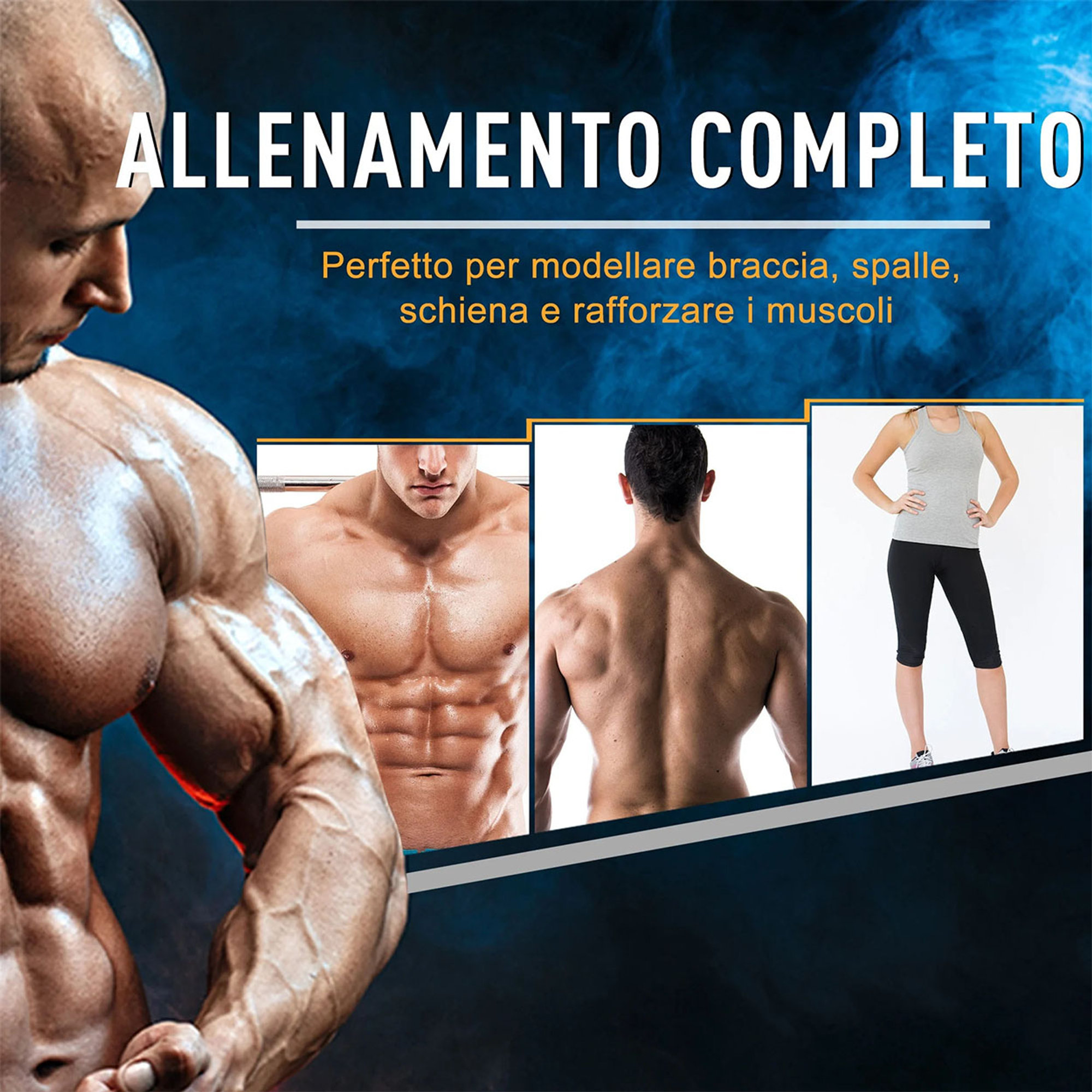 Set pesi da 20kg in dotazione 1 Bilanciere e 2 Manubri , Dischi con Rivestimento in Plastica Antigraffio, Rosso Fitness at home vista3