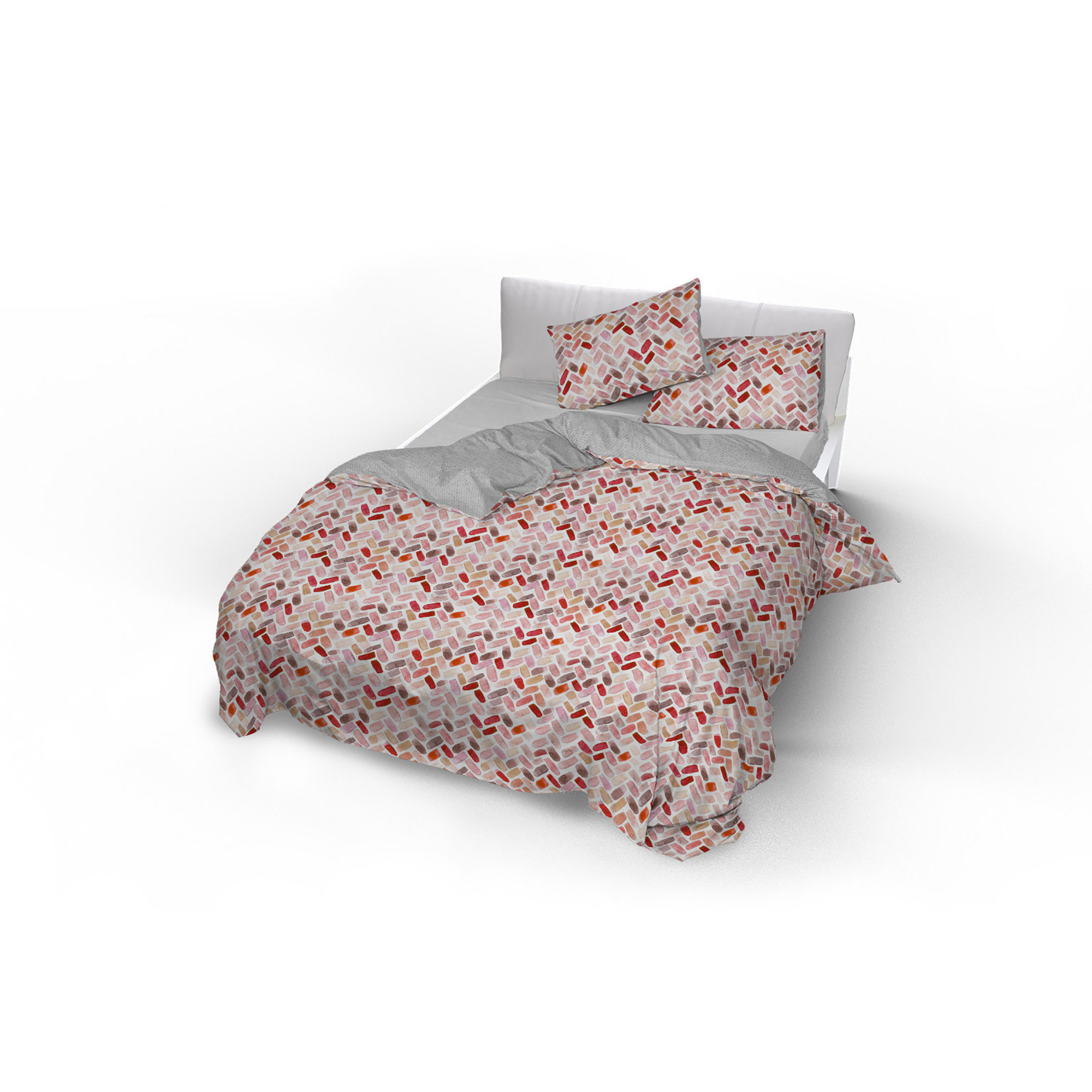 Watercolor Double Duvet Cover Set, Multi-Colour DATEX vista2