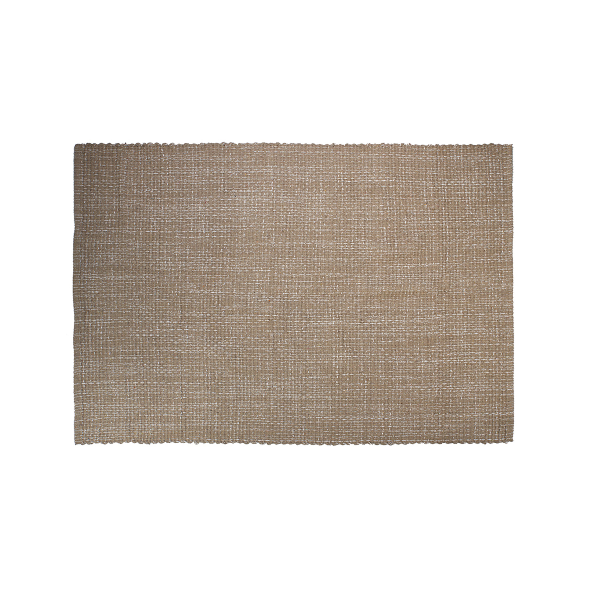 Tappeto in cotone beige - 140x200 Arredamento chalet vista0