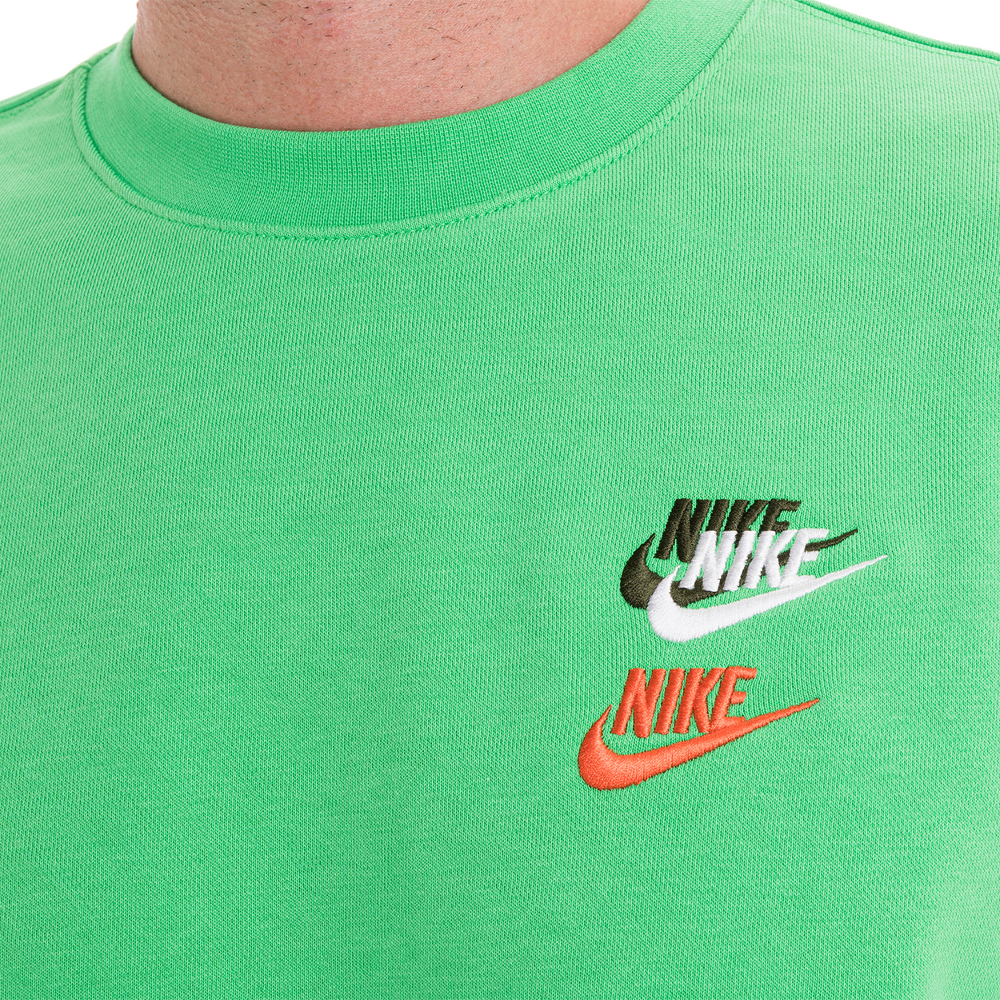 Felpa Nike Sportswear Essentials+ verde Nike vista3