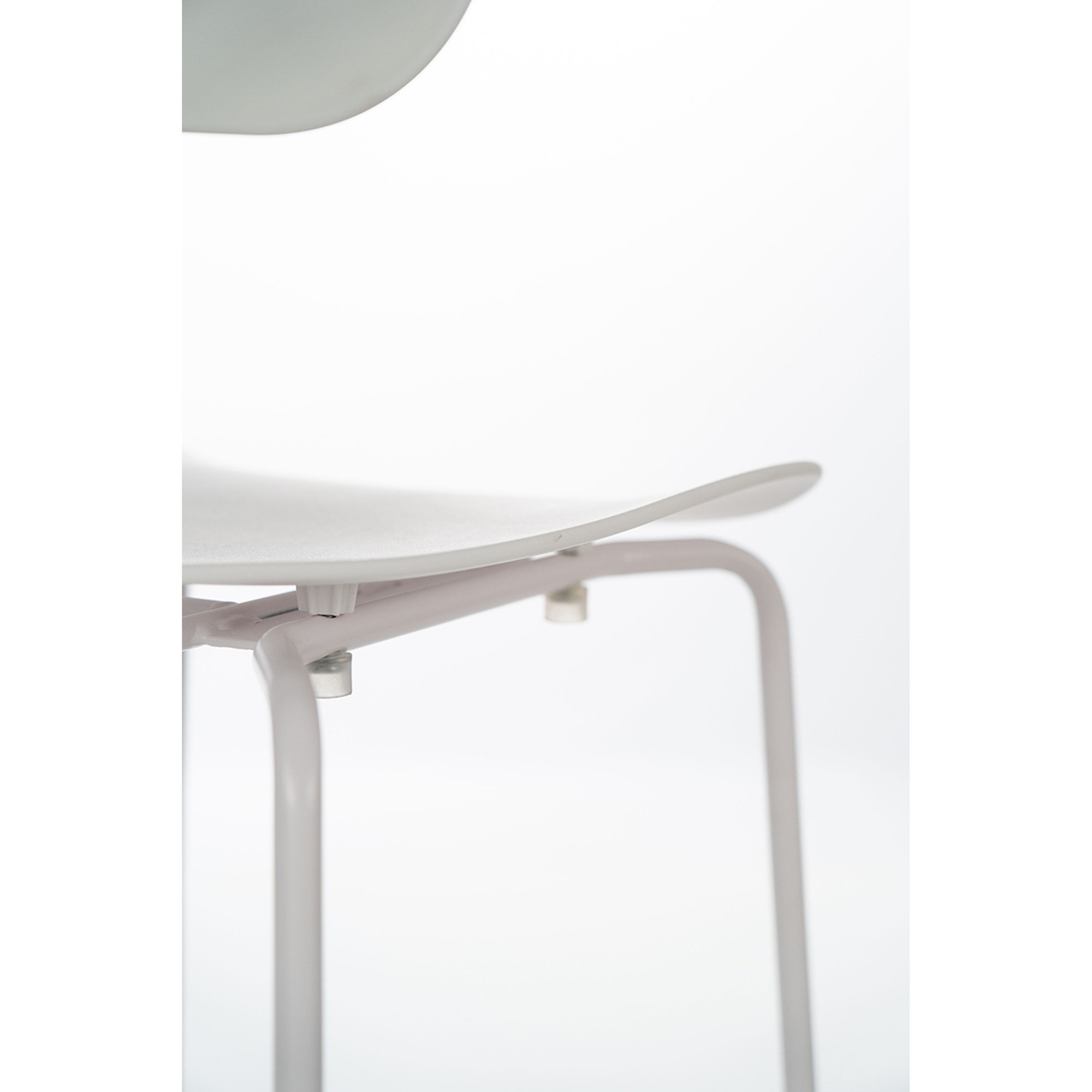 Set 4 sedie in polipropilene, bianco Stones OBSOLETO vista6