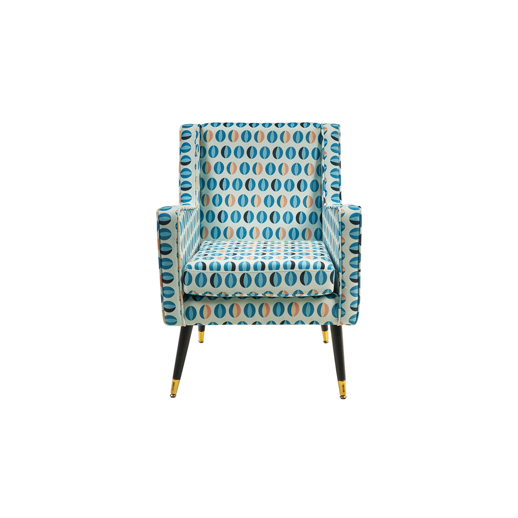 Poltrona sixsty, blu/verde Novità Home vista1