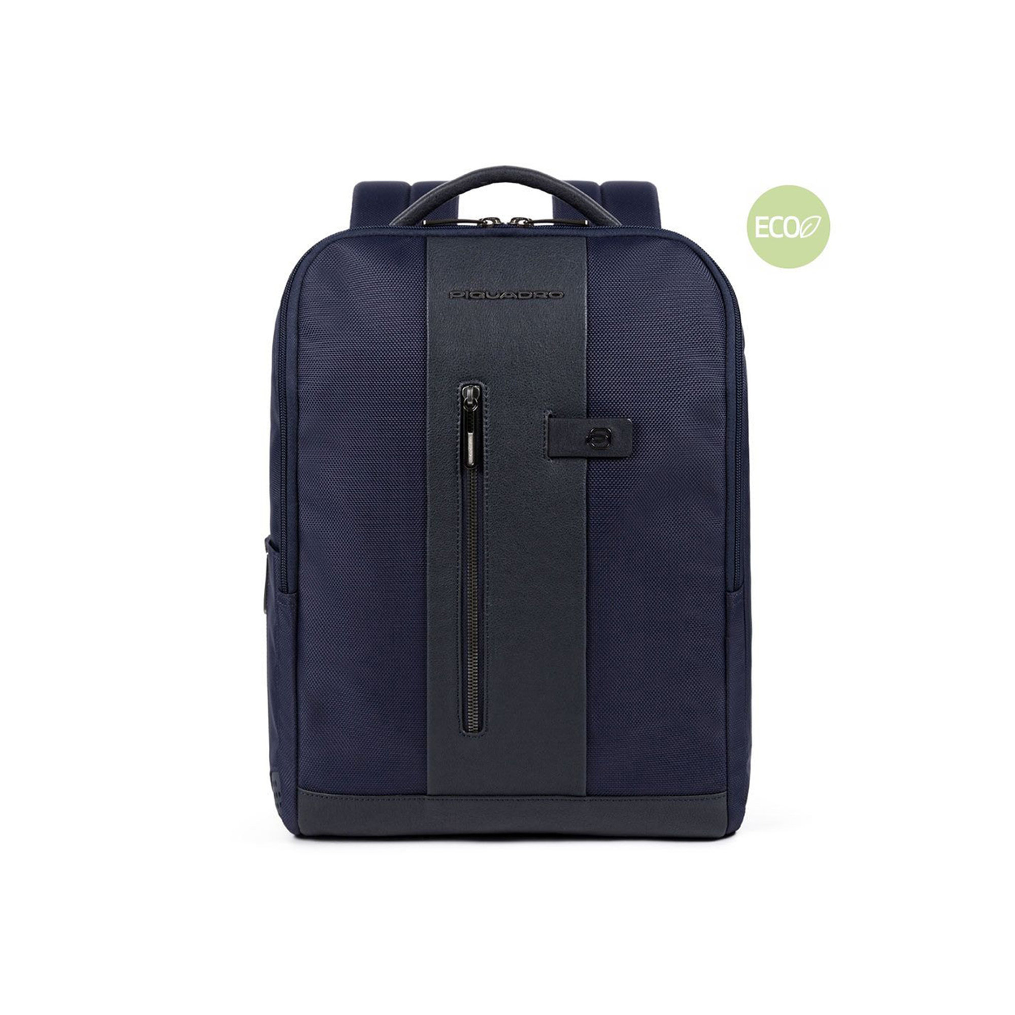 Piquadro zaino porta pc e porta ipad® in tessuto riciclato blu Piquadro vista0