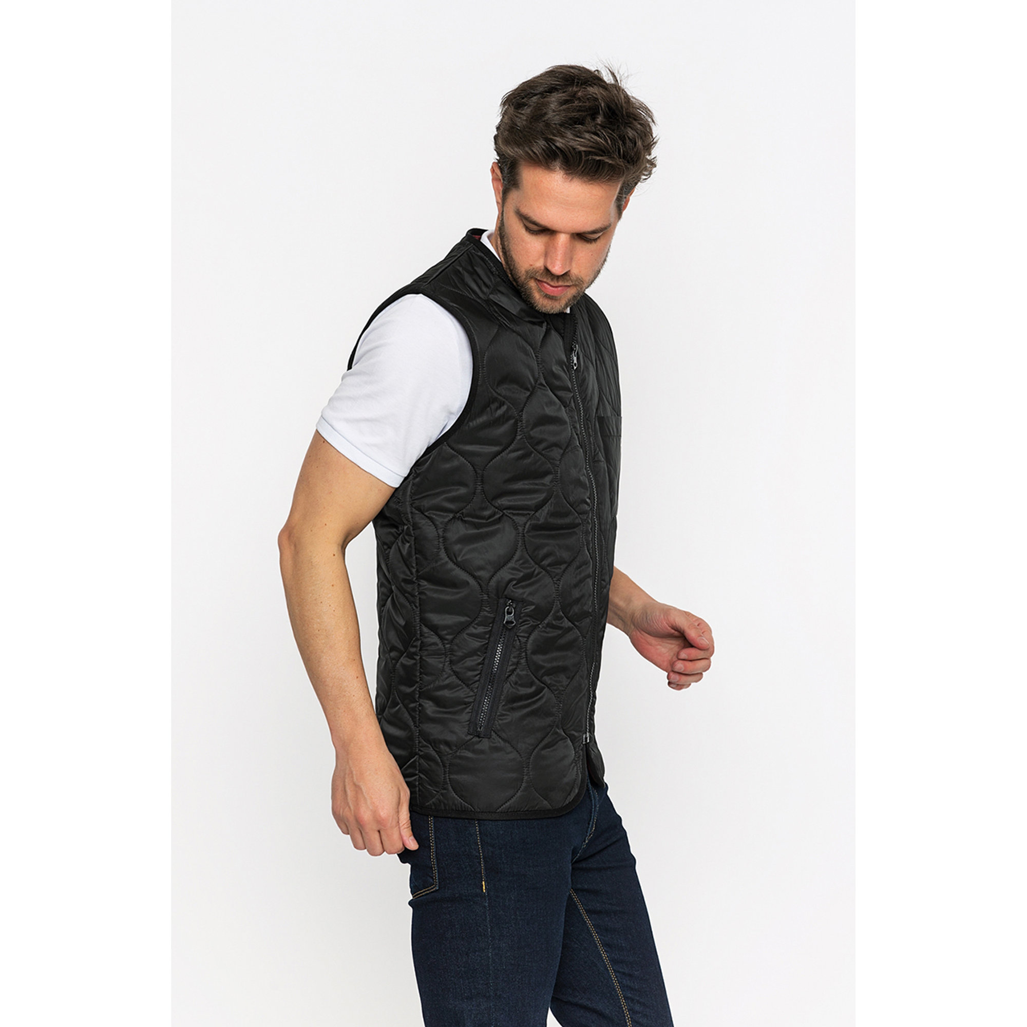Giorgio di mare gilet nero Giorgio di mare  vista6