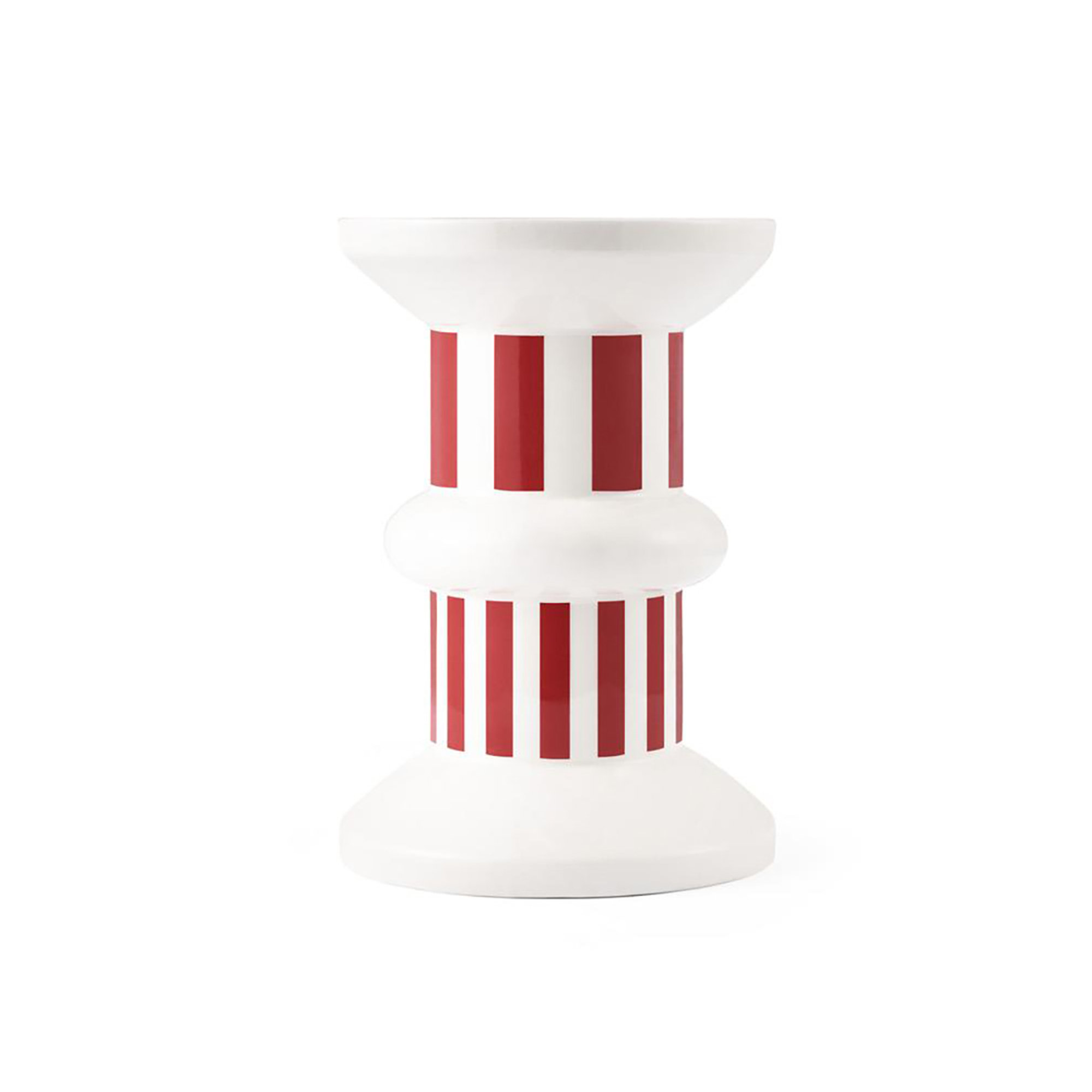 Vase Funfair Ø 15 x H 22 cm, rød lollipop Normann Copenhagen vista0