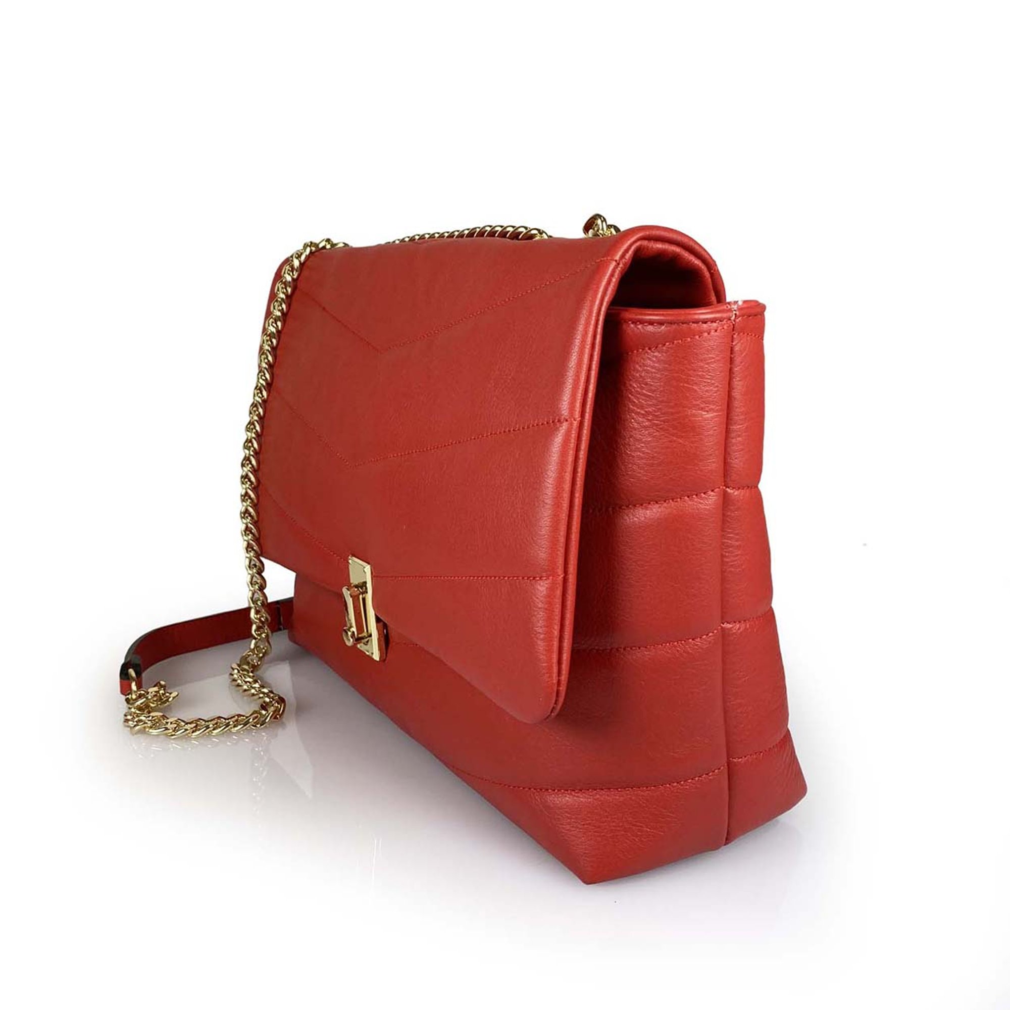 Florence bag Alejandra borsa grande trapuntata rossa Florence Bags Obsoleto vista2